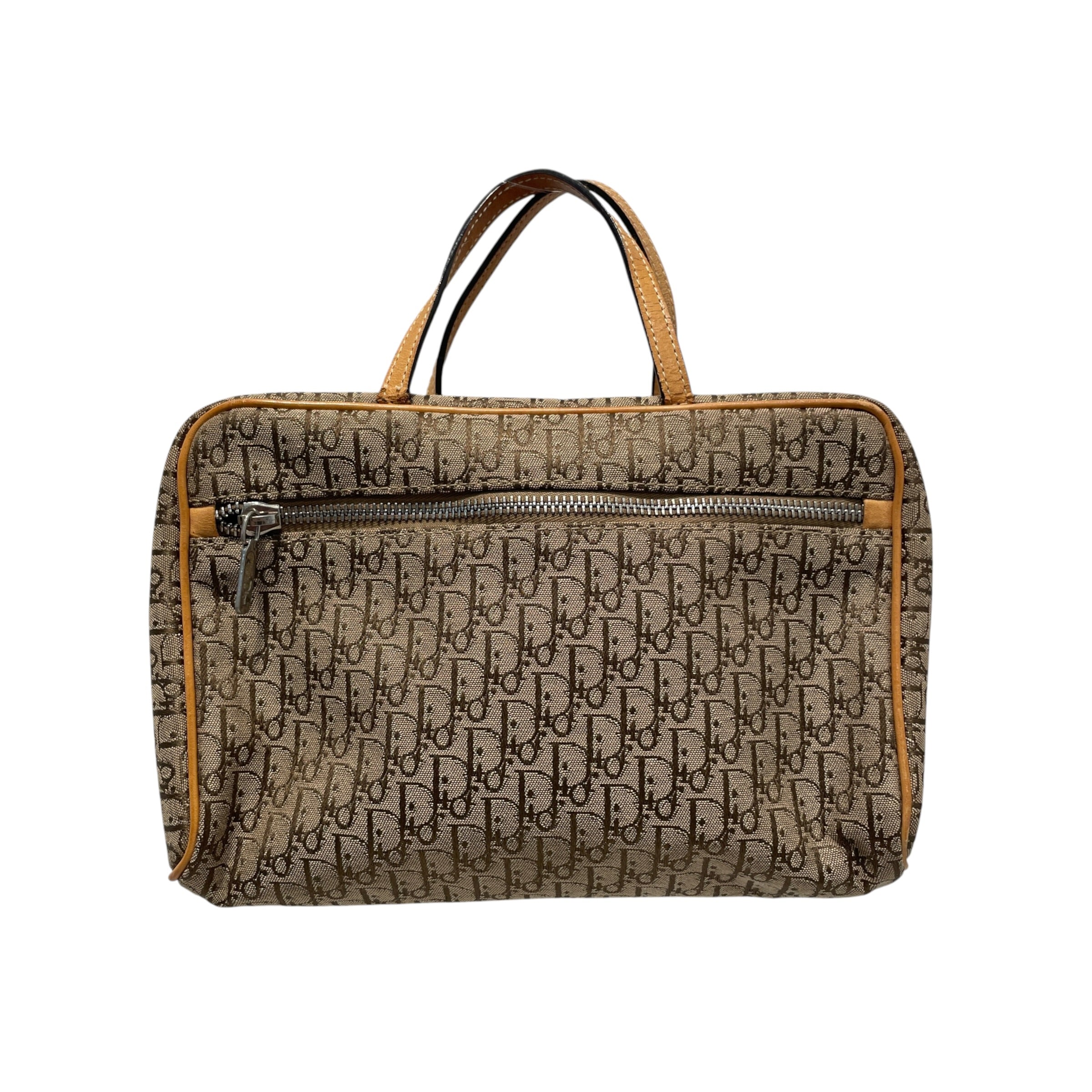 Christian Dior/Hand Bag/Monogram/Cotton/BEG/Diorissimo Cosmetic Bag view 3