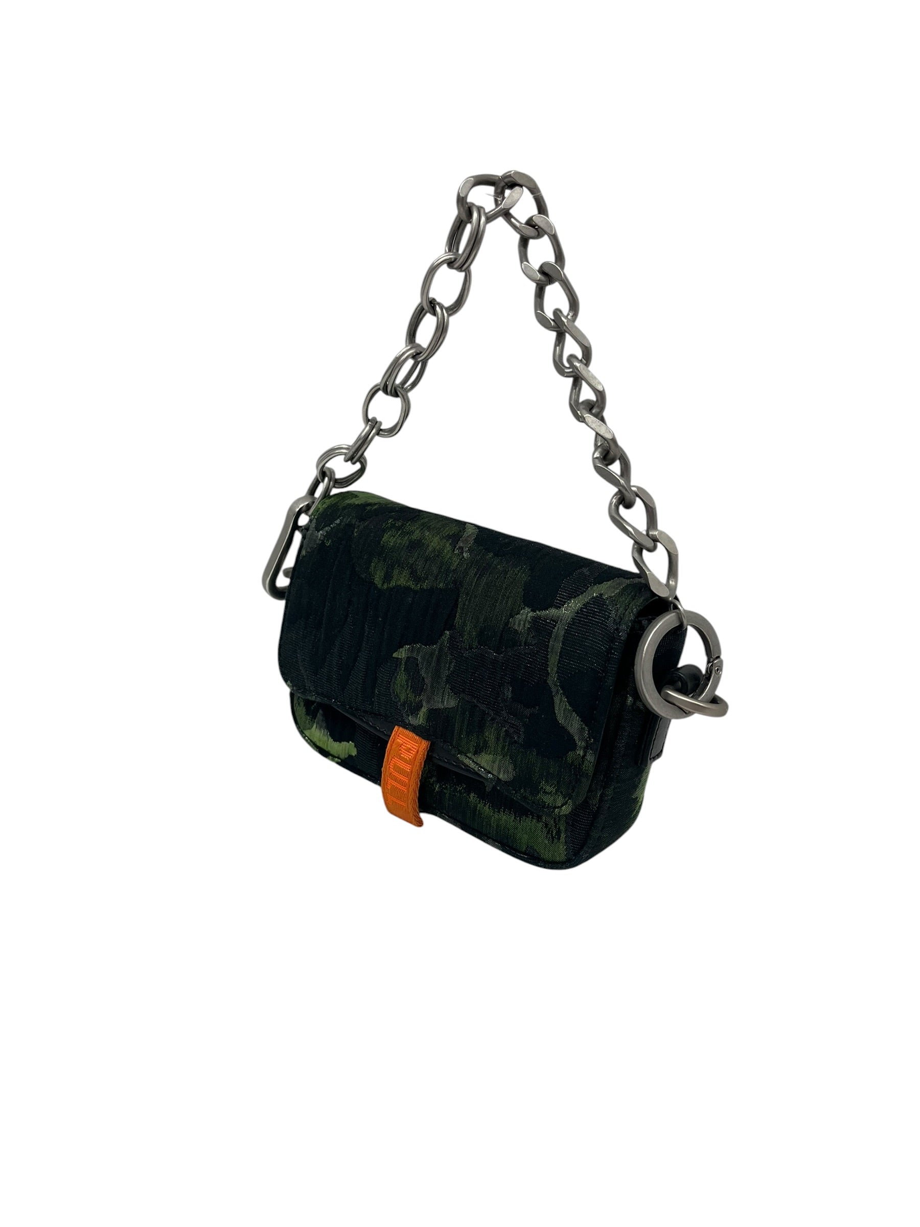 HERON PRESTON/Bag/Camouflage/Cotton/GRN/CAMO MINI PURSE W SILVER CHAIN view 3