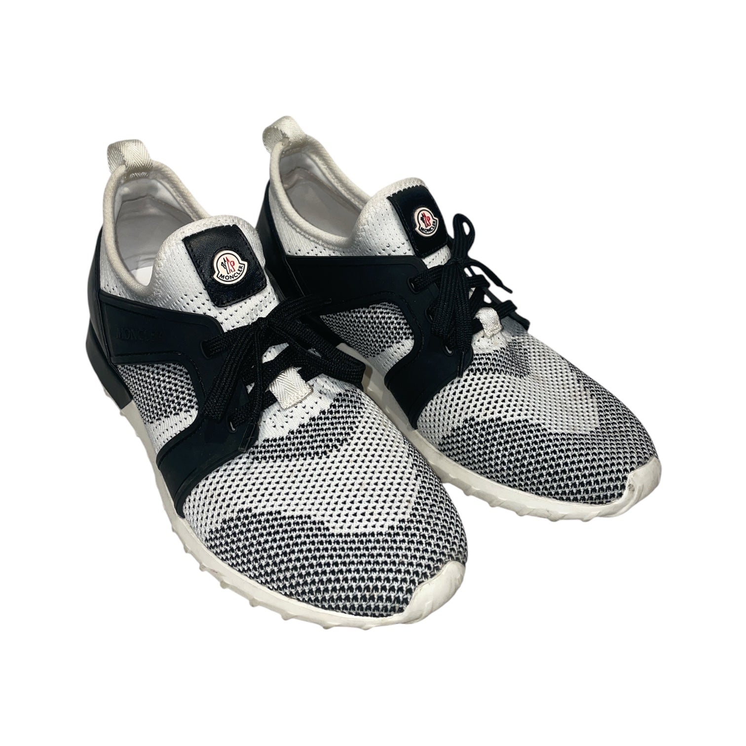MONCLER/Low-Sneakers/US 10/Nylon/WHT/Emilien Mesh and Rubber view 1
