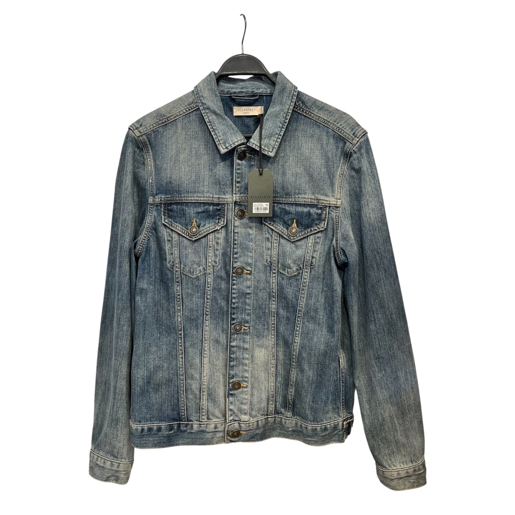 ALLSAINTS/Denim Jkt/L/Denim/IDG/inverness jacket view 1