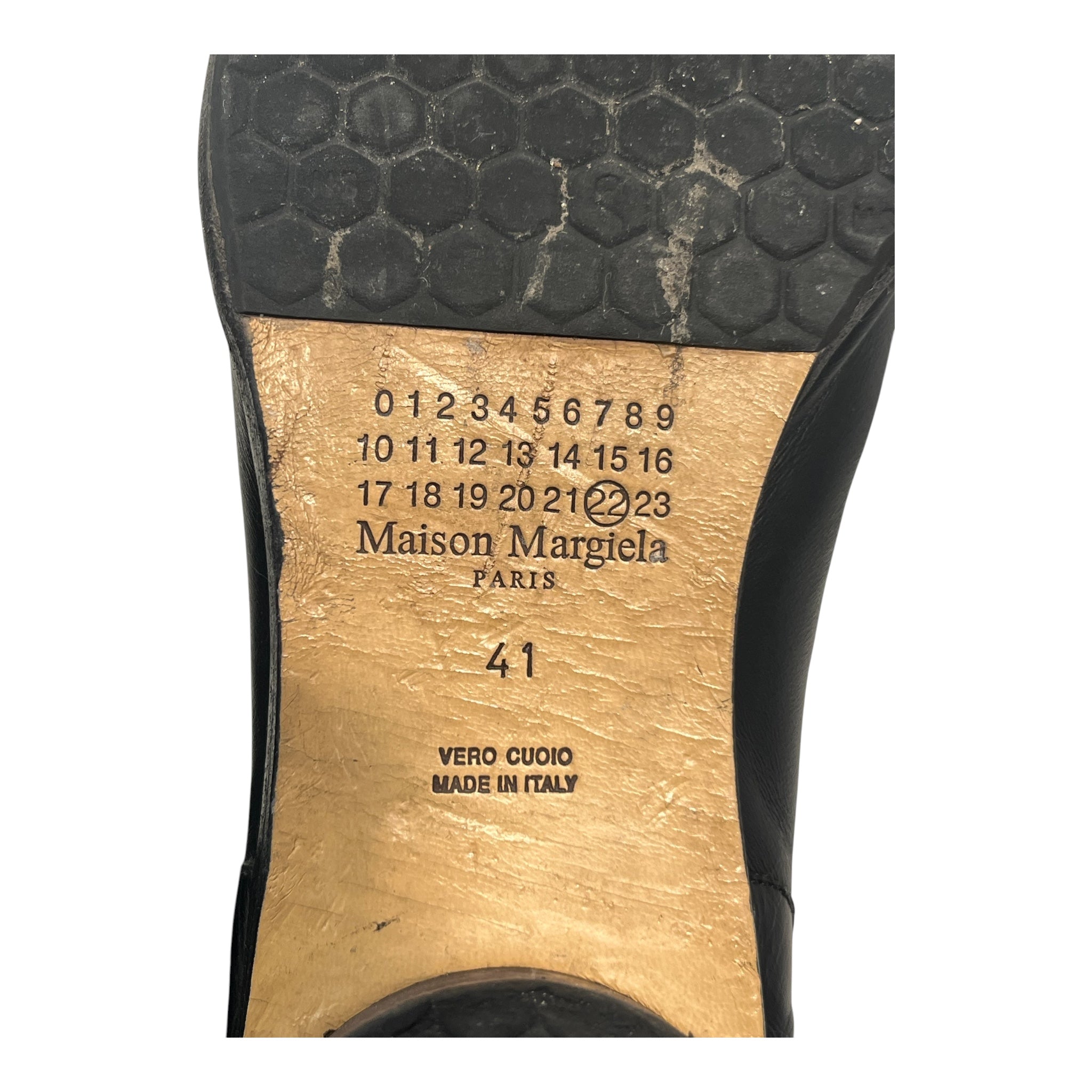 Maison Margiela/Boots/EU 41/Leather/BLK/TABI BOOTS view 5
