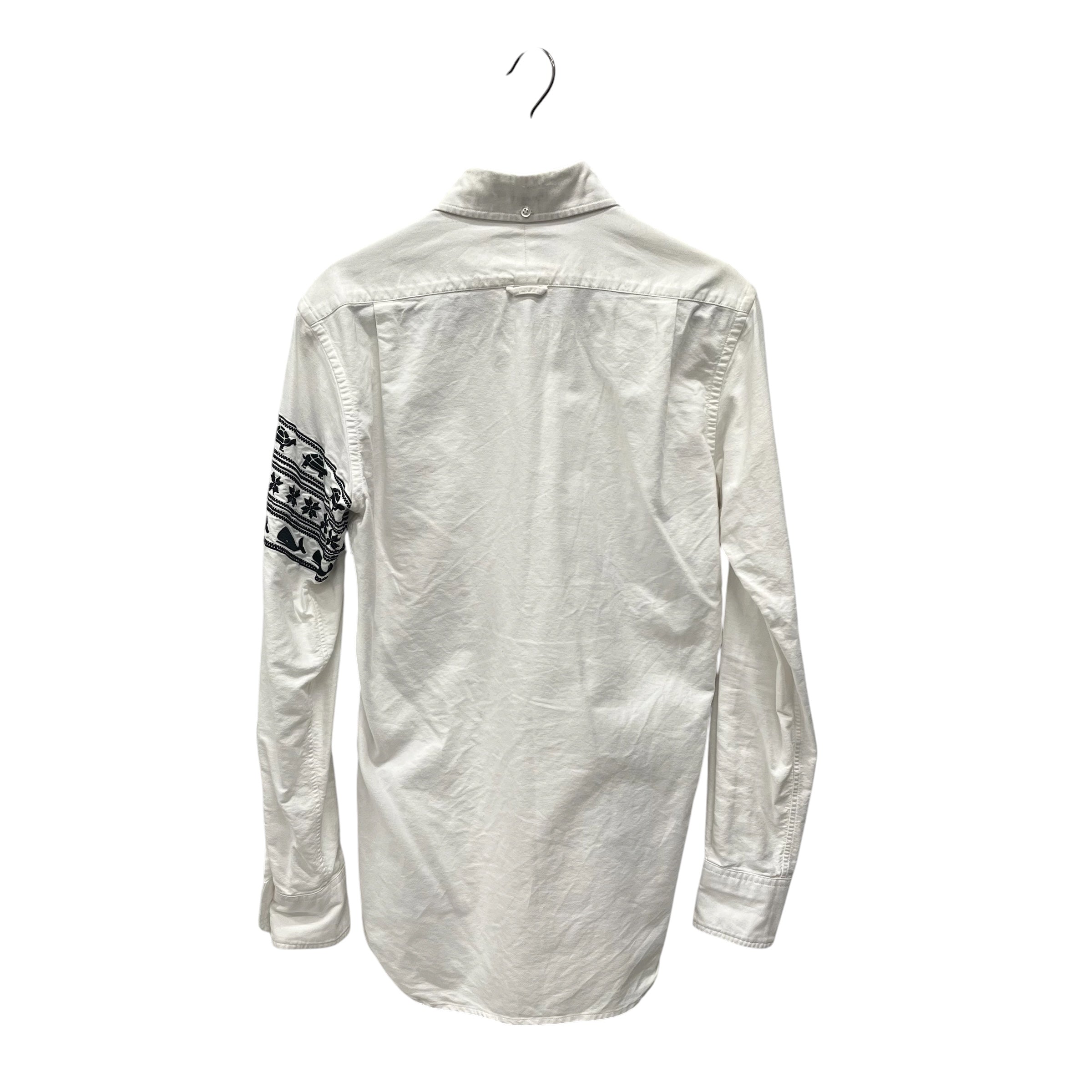 THOM BROWNE. NEW YORK/LS Shirt/M/Cotton/WHT/ view 2