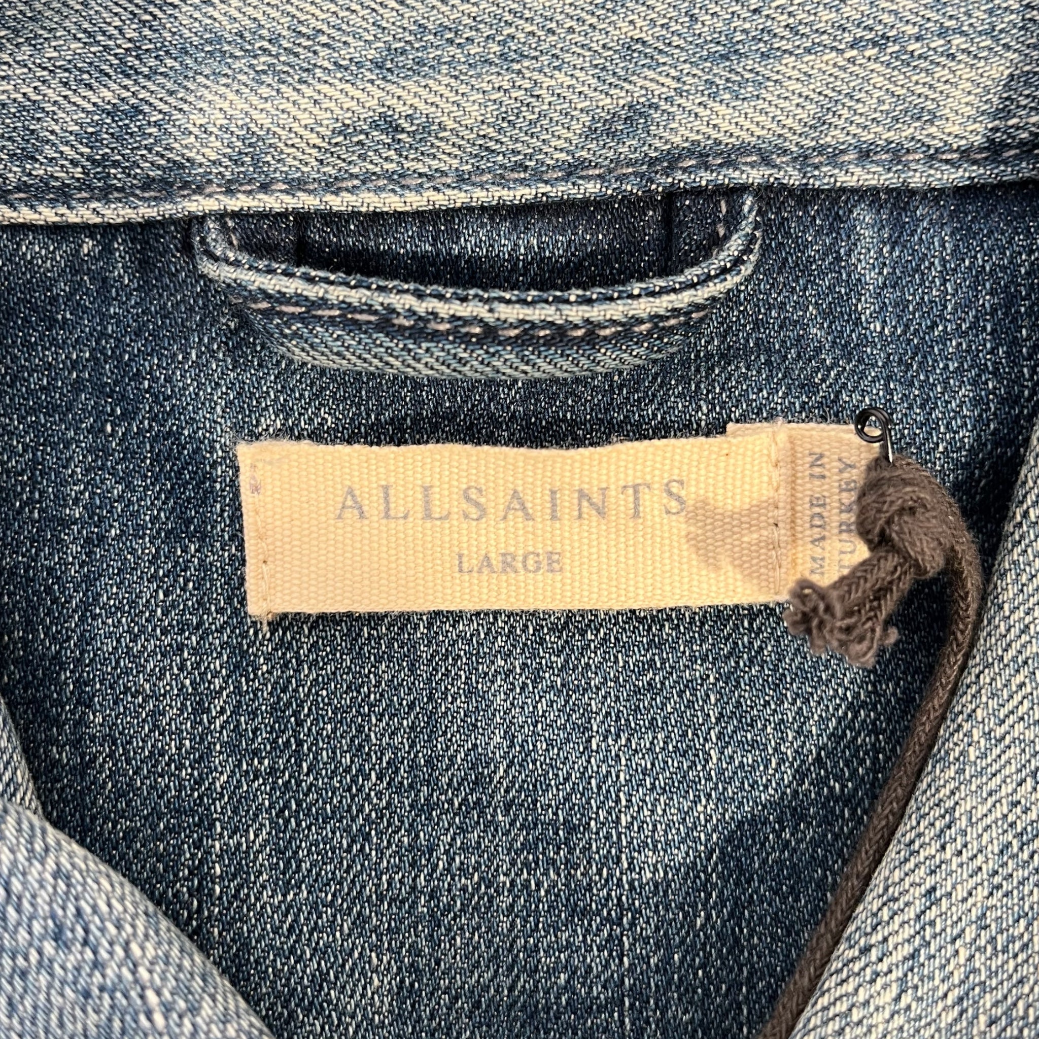 ALLSAINTS/Denim Jkt/L/Denim/IDG/inverness jacket view 3