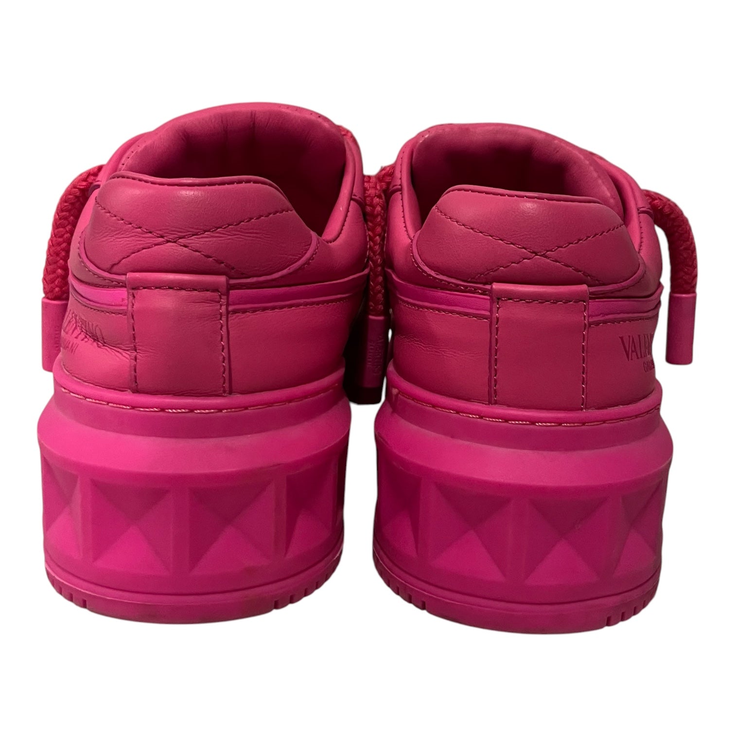 VALENTINO GARAVANI/Low-Sneakers/EU 40/Leather/PNK/pink stud puffy view 3