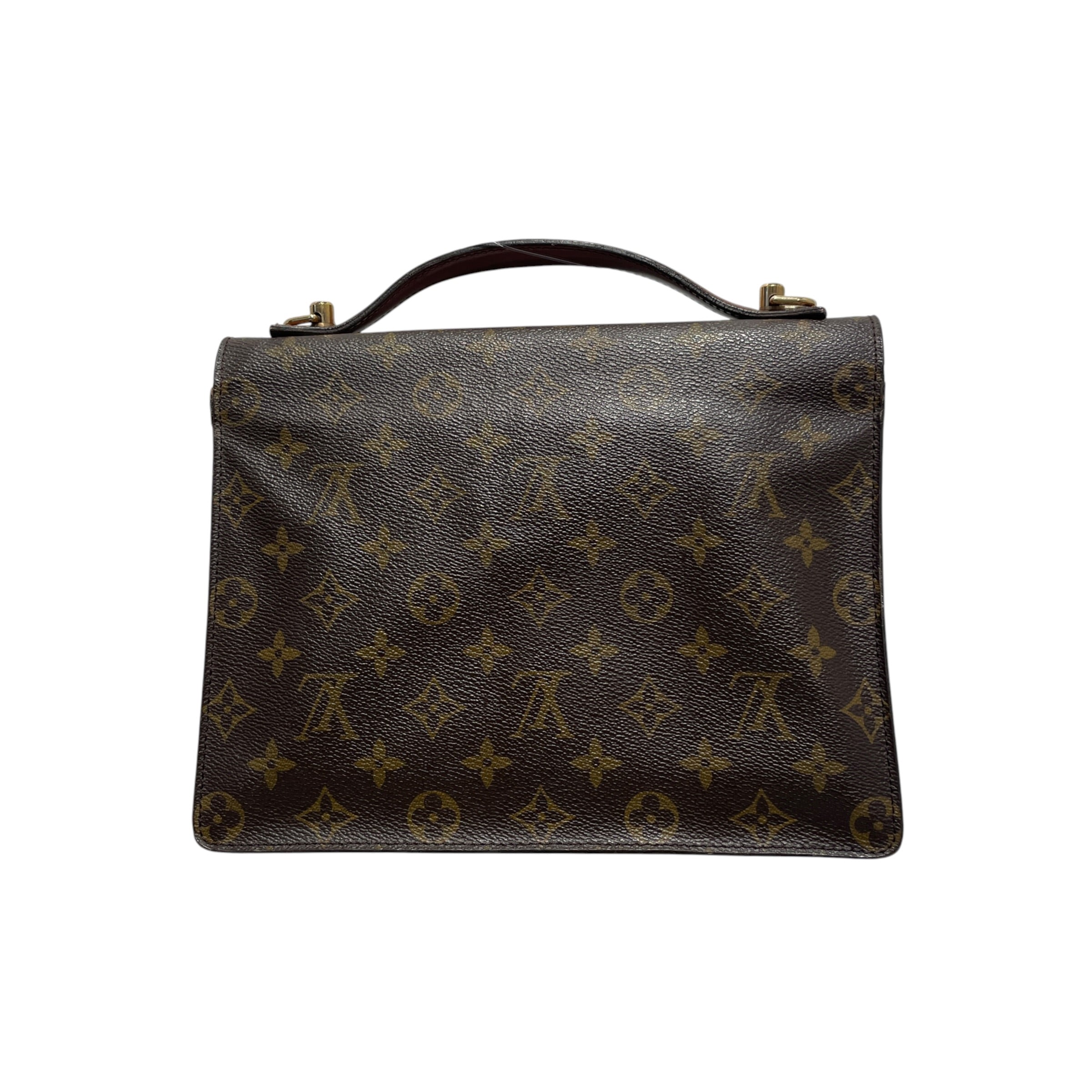 LOUIS VUITTON/Briefcase/Monogram/Leather/BRW/Monceau Metis view 3