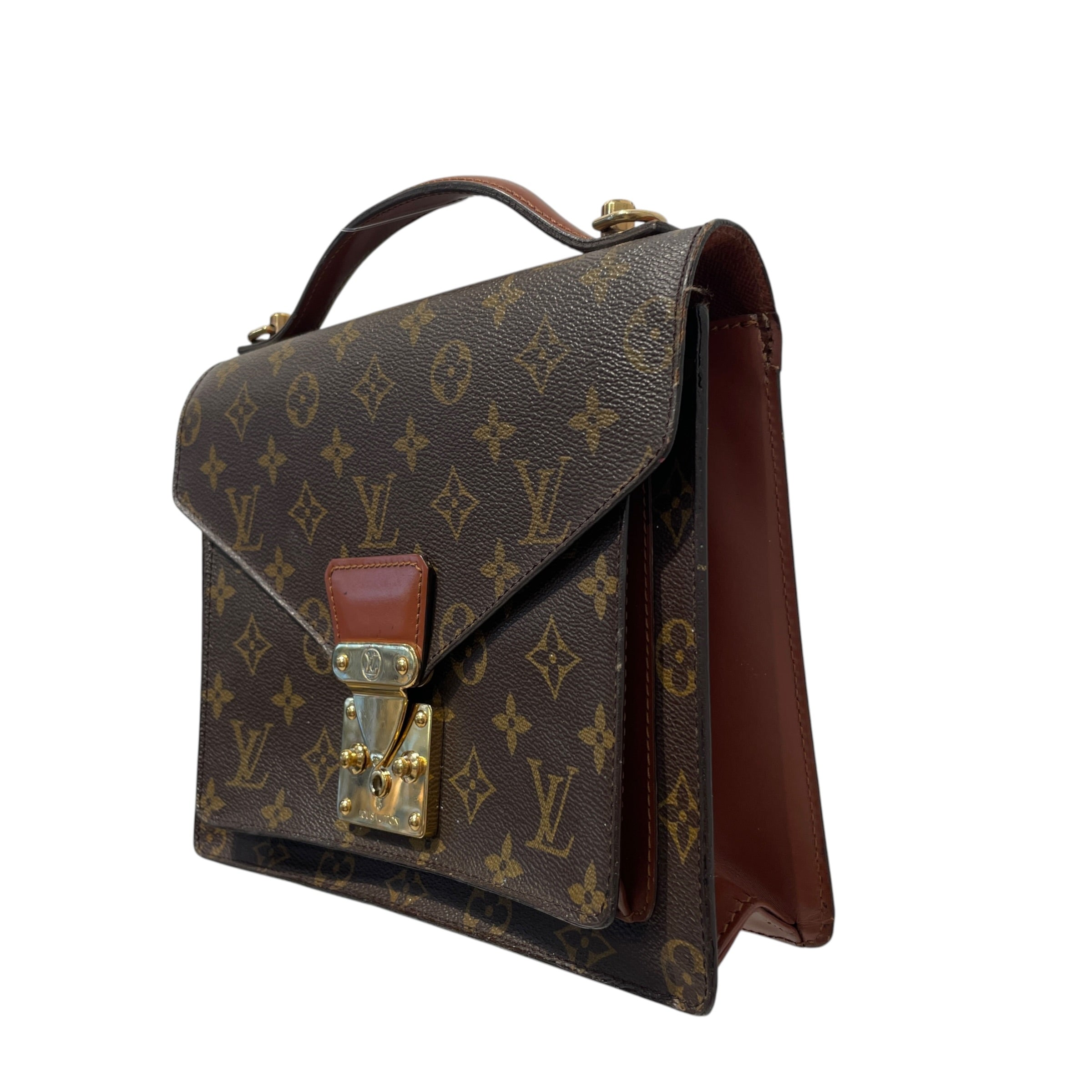 LOUIS VUITTON/Briefcase/Monogram/Leather/BRW/Monceau Metis view 2