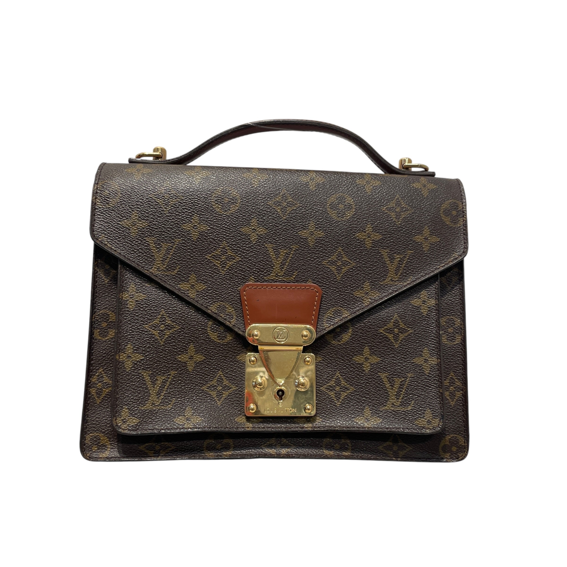 LOUIS VUITTON/Briefcase/Monogram/Leather/BRW/Monceau Metis view 1