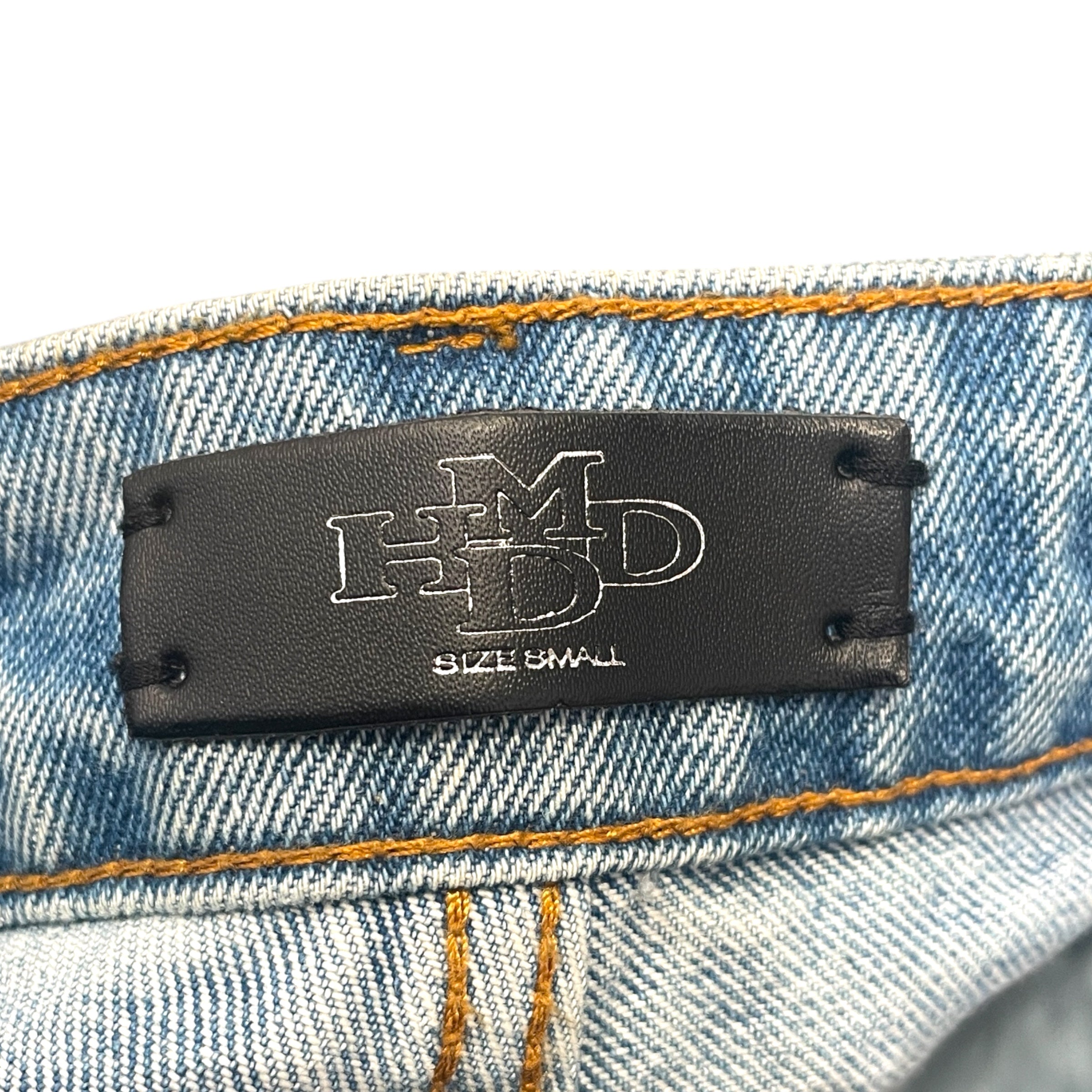 HMDD(Happy Memories Don't Die)/Shorts/S/Denim/BLU/rhinestones view 3
