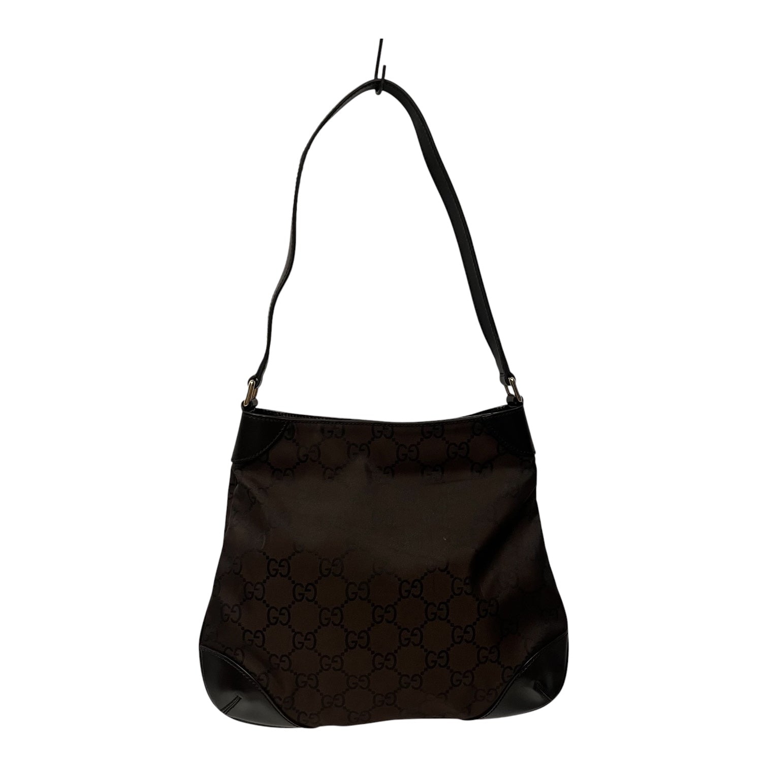GUCCI/Bag/Monogram/Nylon/BRW/gg canvas hobo view 1