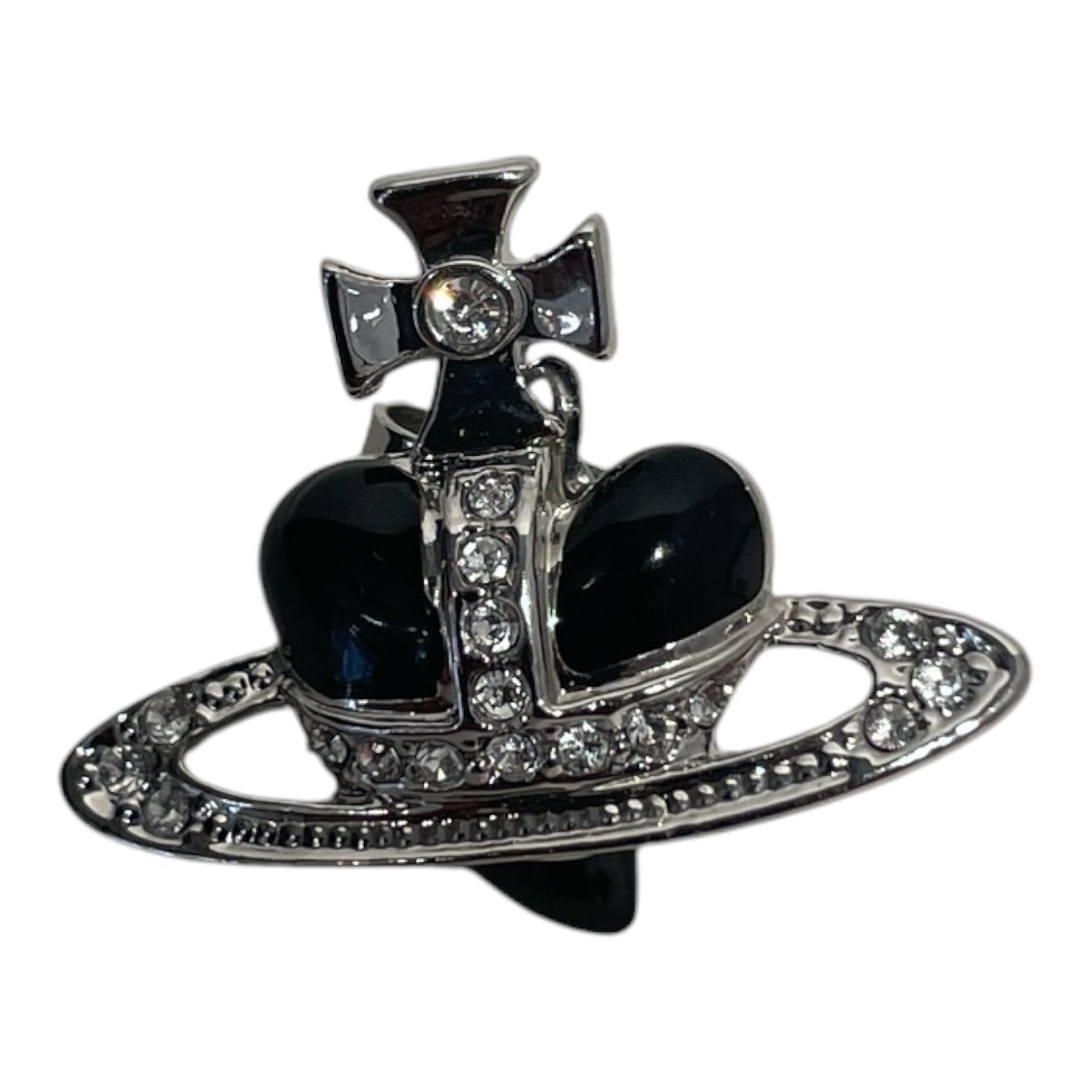 Vivienne Westwood/Earrings/BLK/HEART view 3