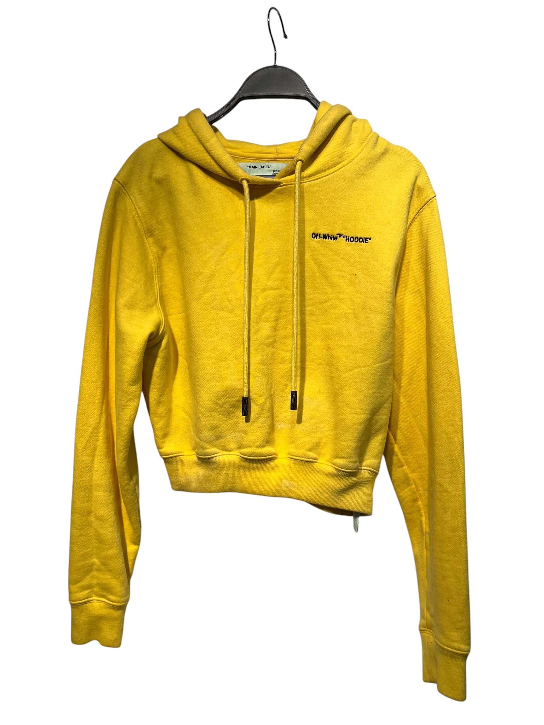 OFF-WHITE/Hoodie/XXS/Cotton/YEL/ view 1