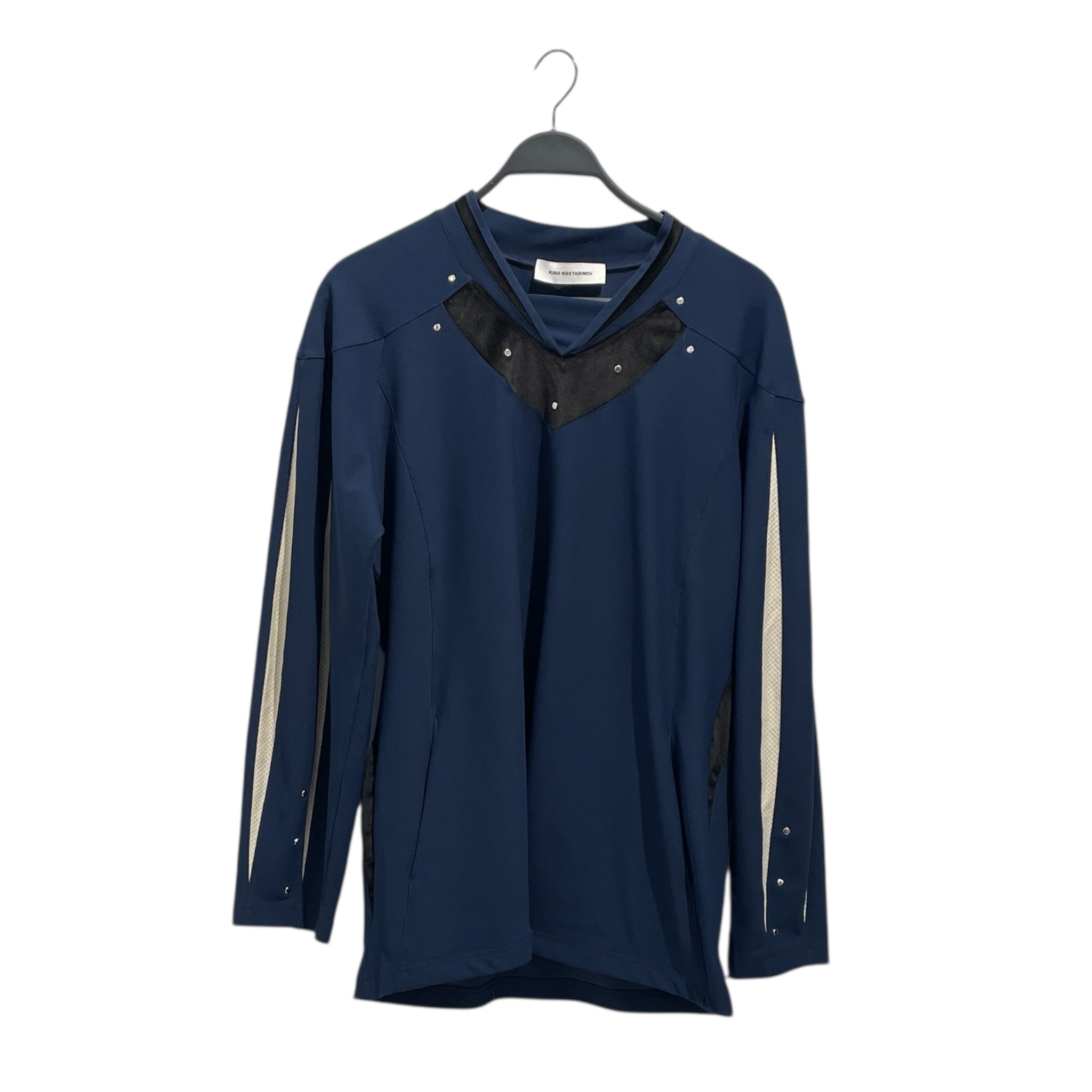 Kiko Kostadinov/LS T-Shirt/46/Polyester/NVY/Jersey view 1