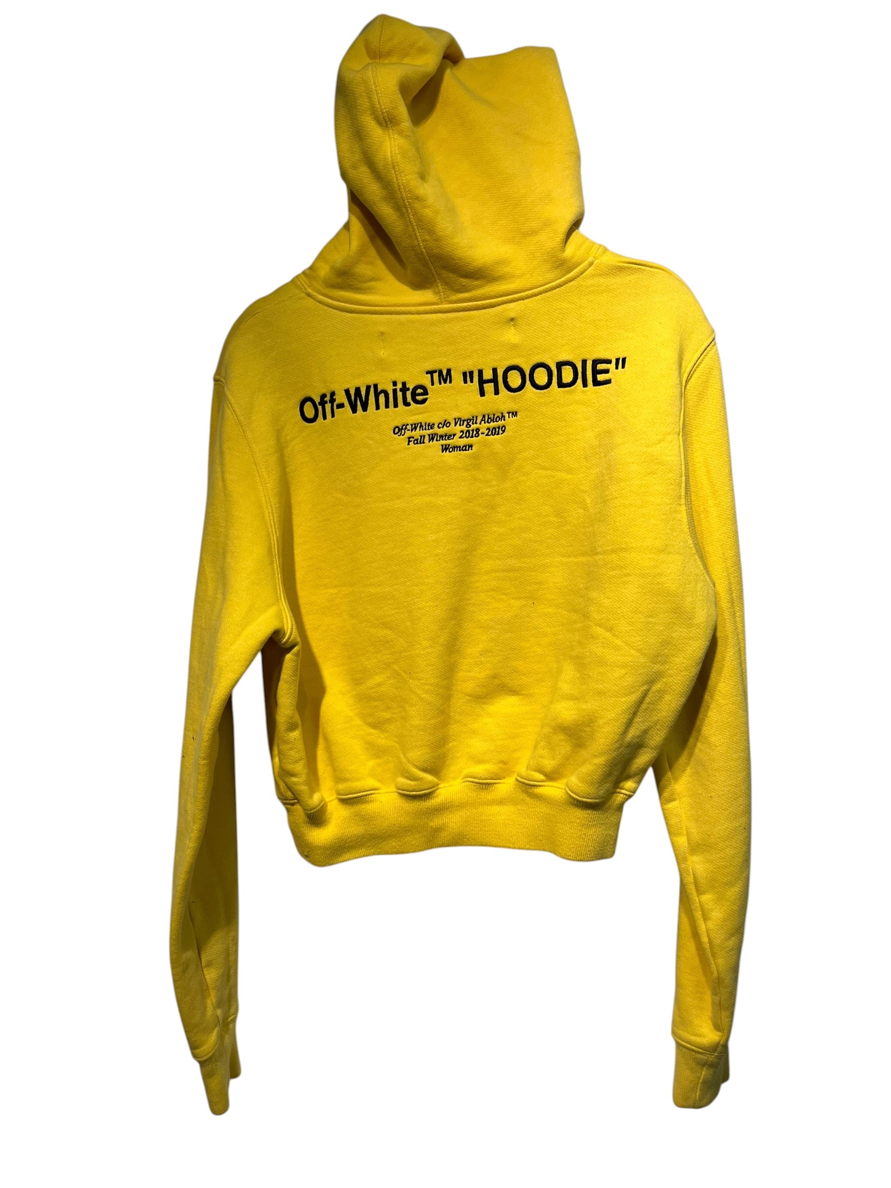 OFF-WHITE/Hoodie/XXS/Cotton/YEL/ view 2