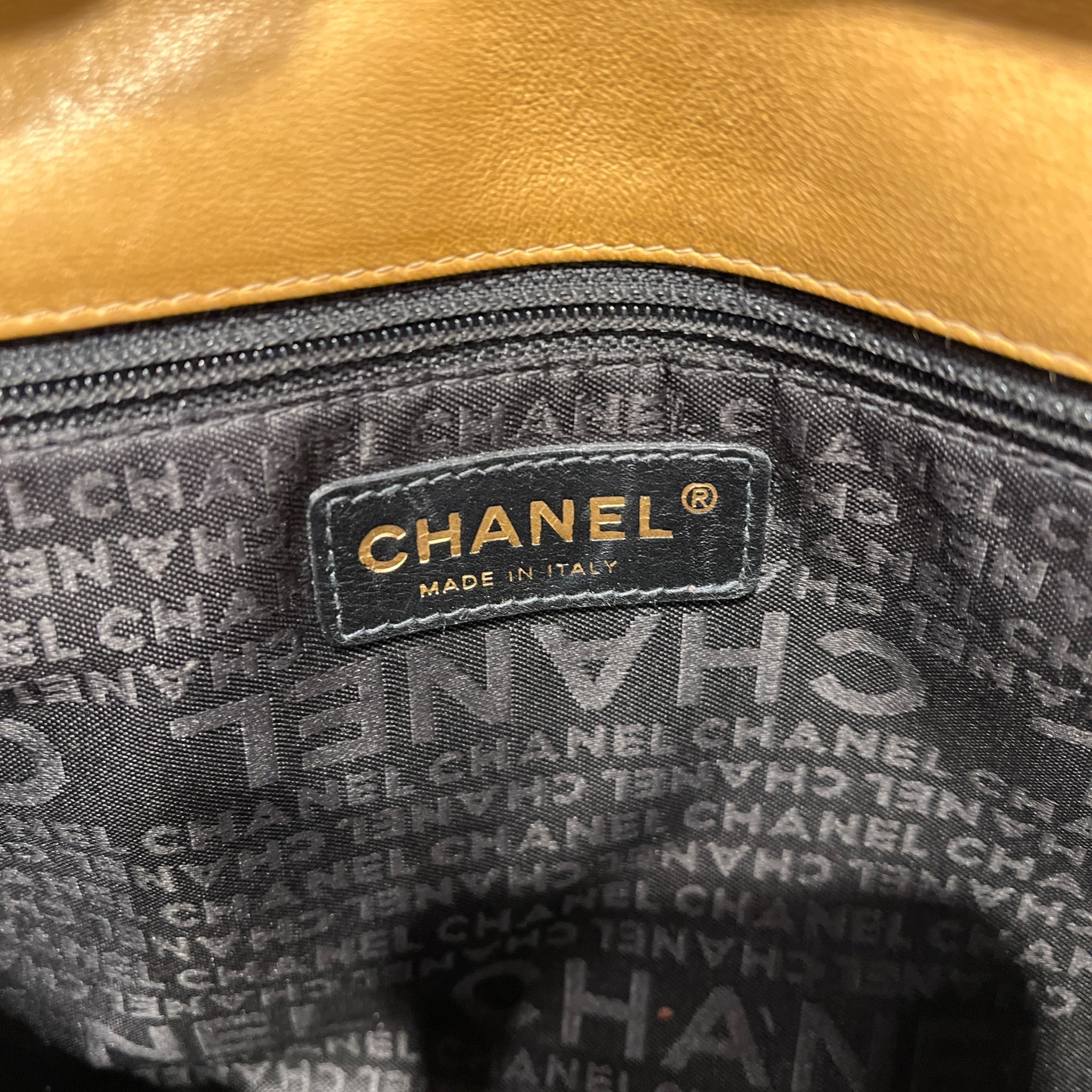 CHANEL/Hand Bag/Leather/BEG/LAMBSKIN CHOCOLATE BAR view 5