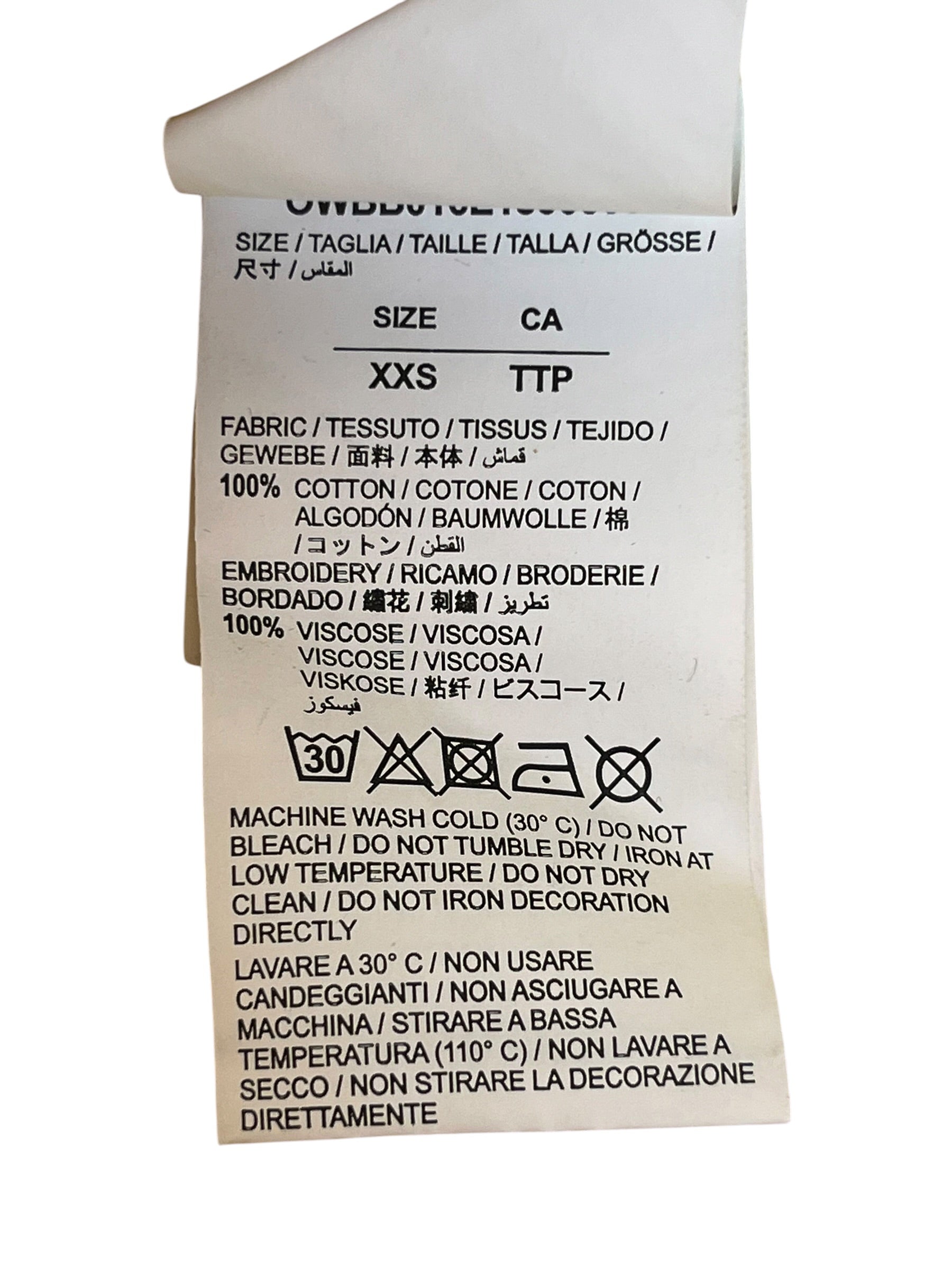 OFF-WHITE/Hoodie/XXS/Cotton/YEL/ view 4