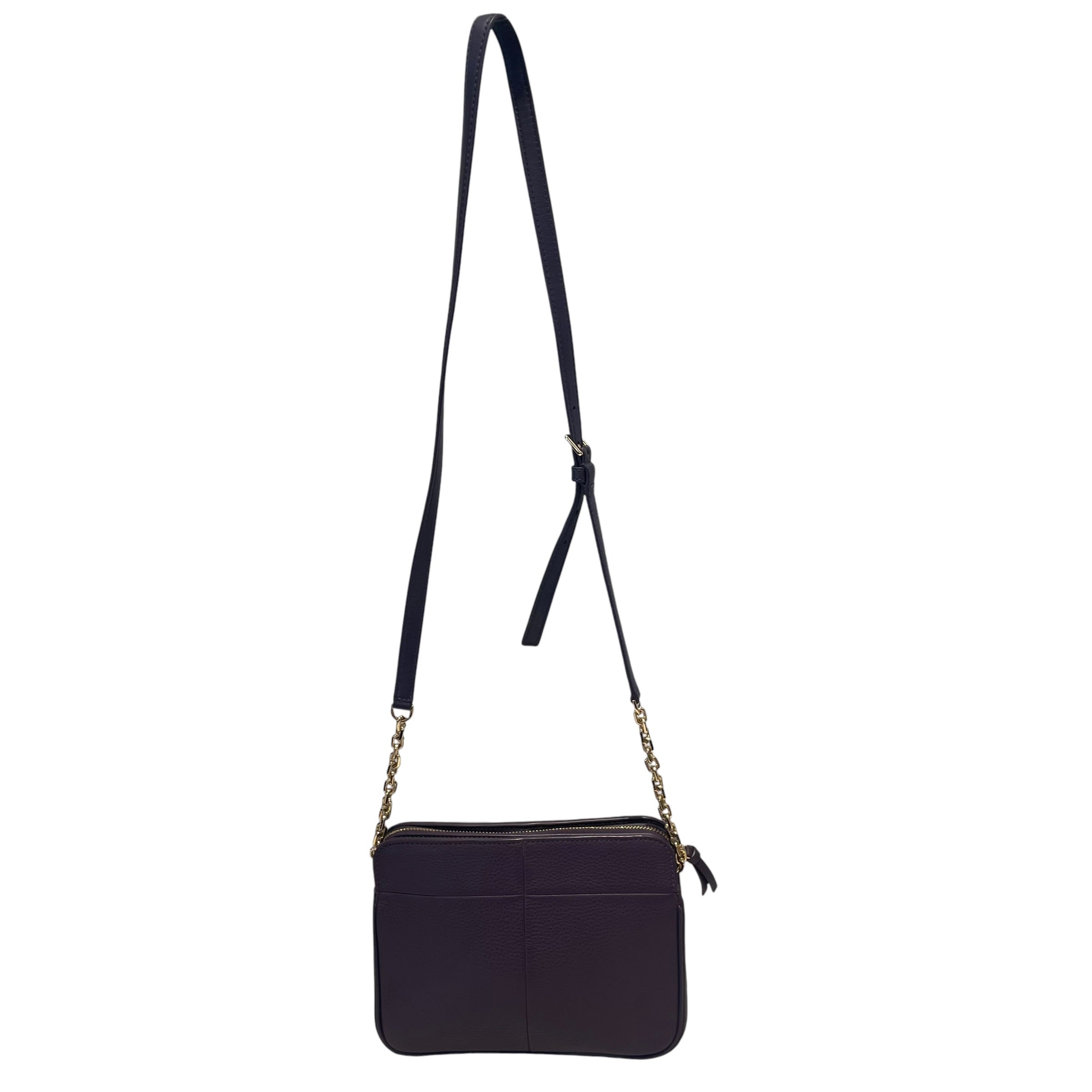 TORY BURCH/Cross Body Bag/Leather/PPL/Pebbled Ivy Zip view 2