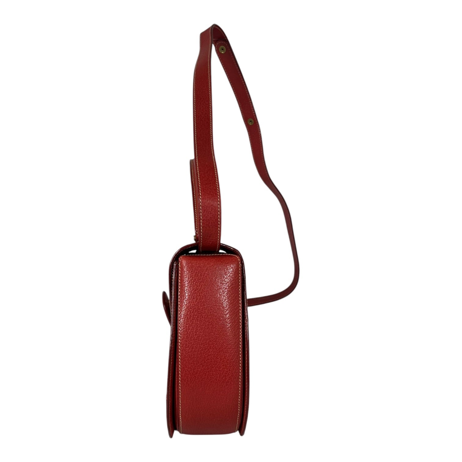 GUCCI/Cross Body Bag/Leather/RED/GOLD HORSEBIT view 2