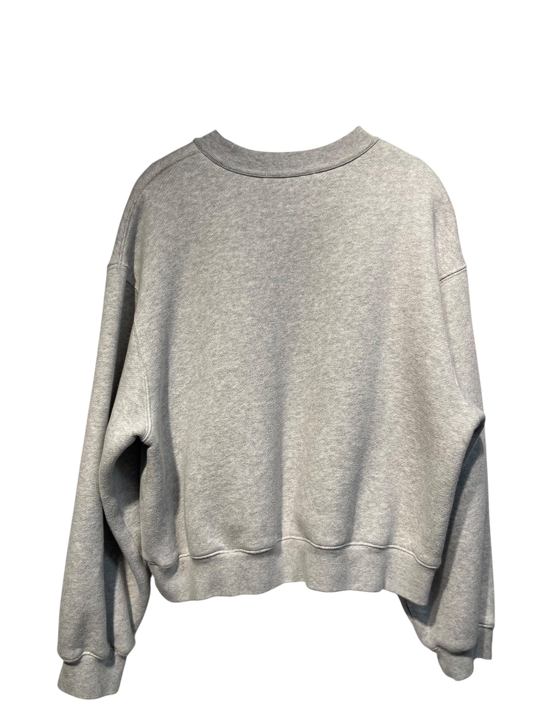 T by ALEXANDER WANG/Sweatshirt/S/Cotton/GRY/Pullover/WANG CENTER CHEST view 2