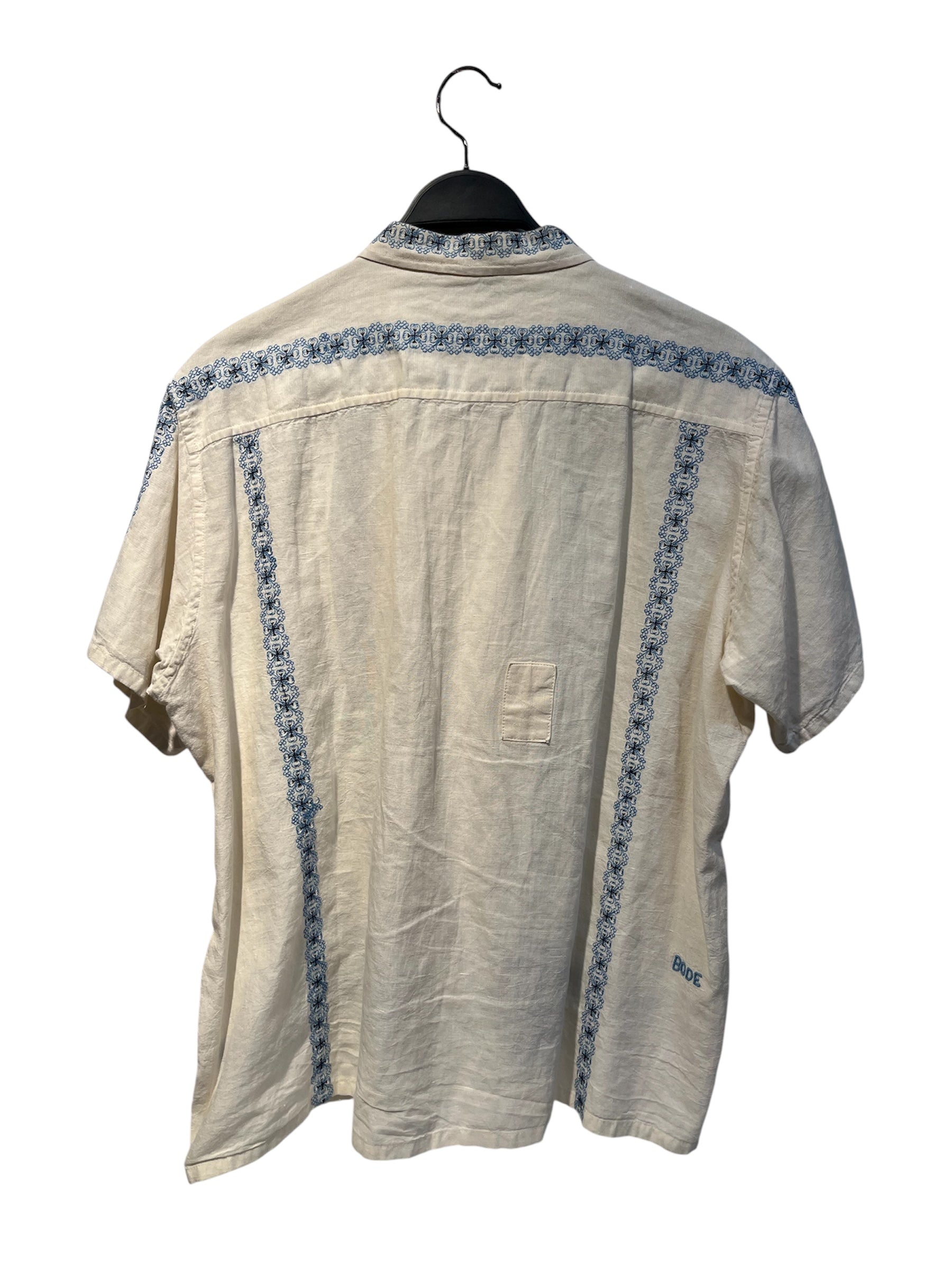 BODE/SS Shirt/L/Cotton/WHT/ view 2