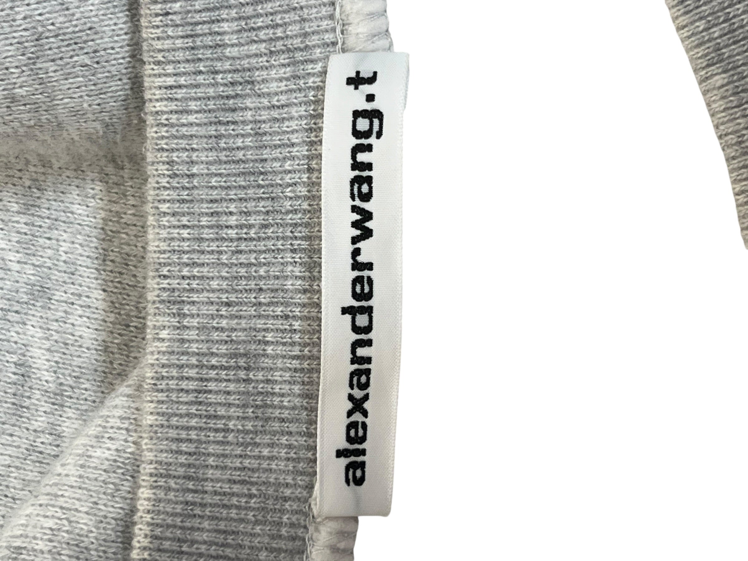 T by ALEXANDER WANG/Sweatshirt/S/Cotton/GRY/Pullover/WANG CENTER CHEST view 3