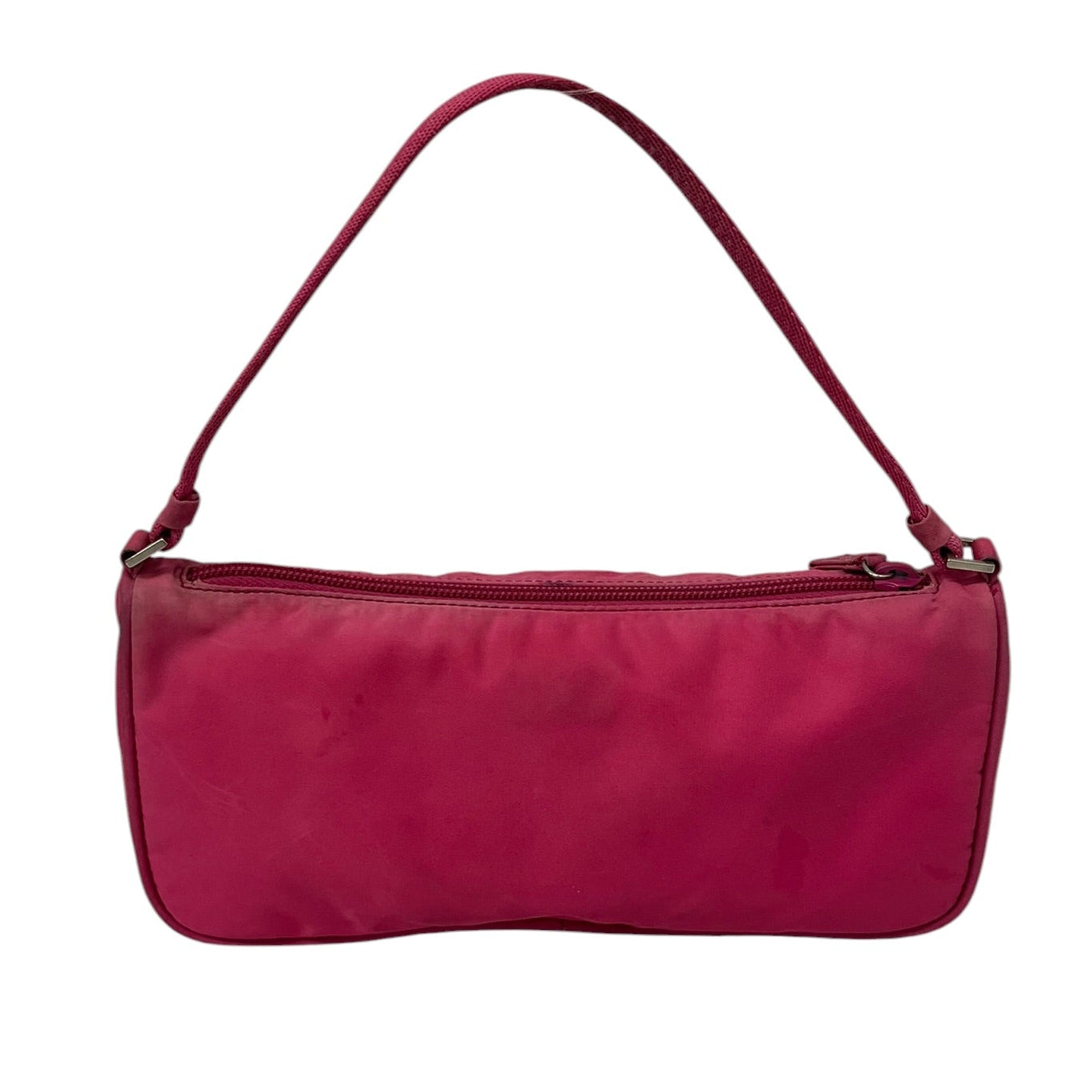 PRADA/Hand Bag/Nylon/PNK/TESSUTO SAFFIANO POCHETTE view 2