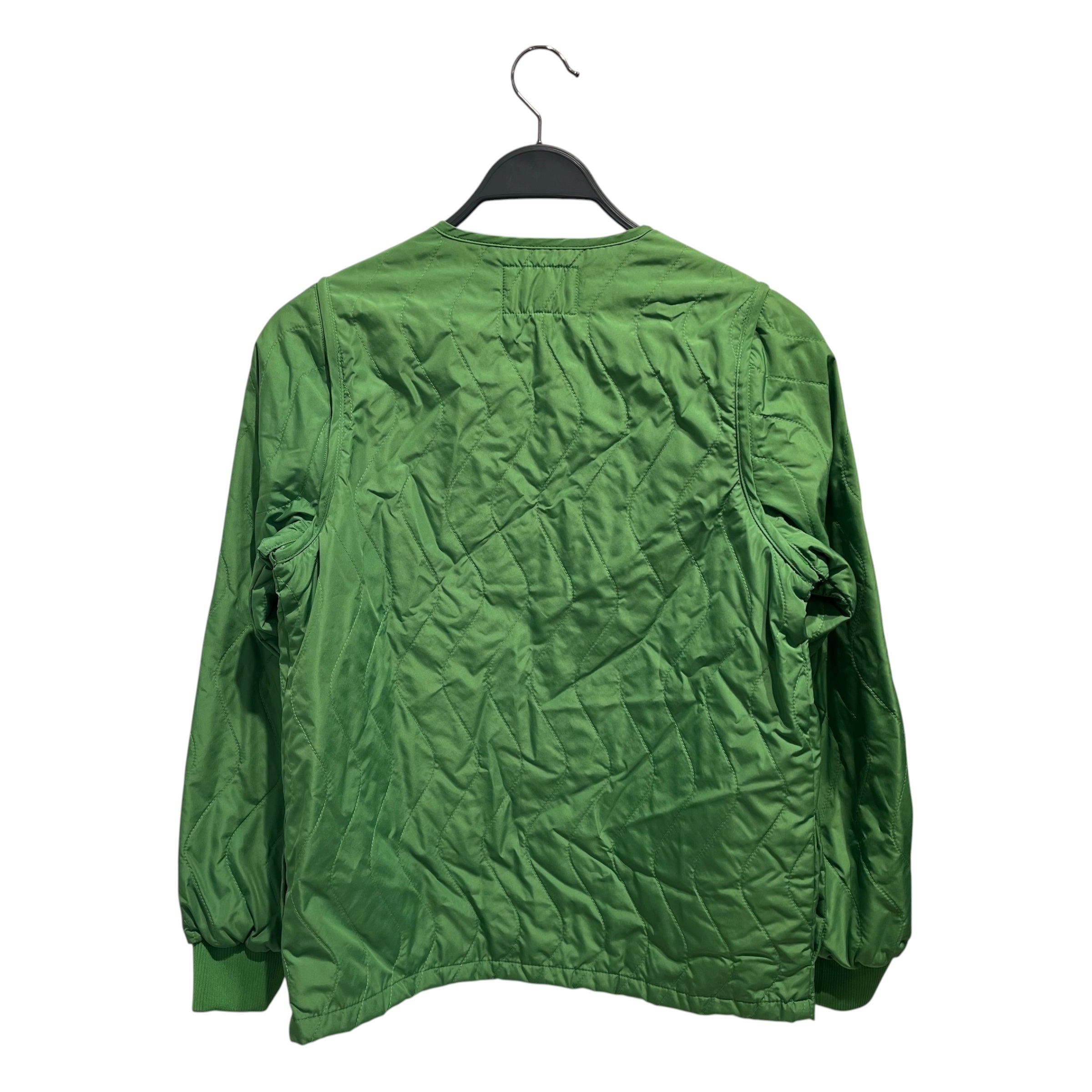 STUSSY/Jacket/S/Nylon/GRN/GREEN PUFFER VEST view 2