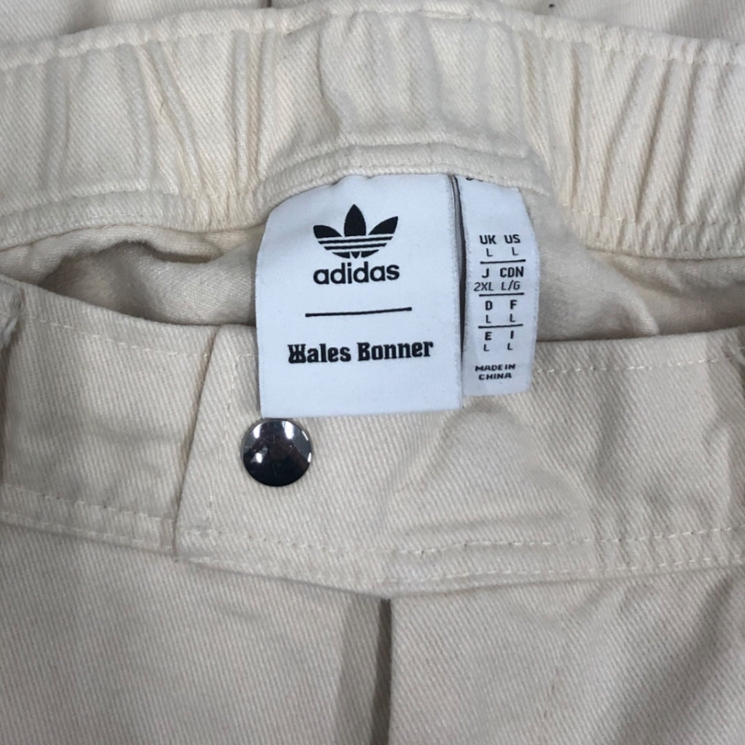 adidas/WALES BONNER/Cargo Pants/L/Cotton/CRM/NO BACK POCKETS view 3