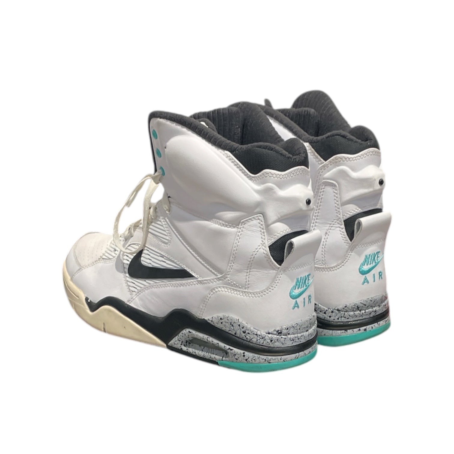 NIKE/AIR COMMAND FORCE/Hi-Sneakers/US 10/Leather/WHT/684715-102 view 2