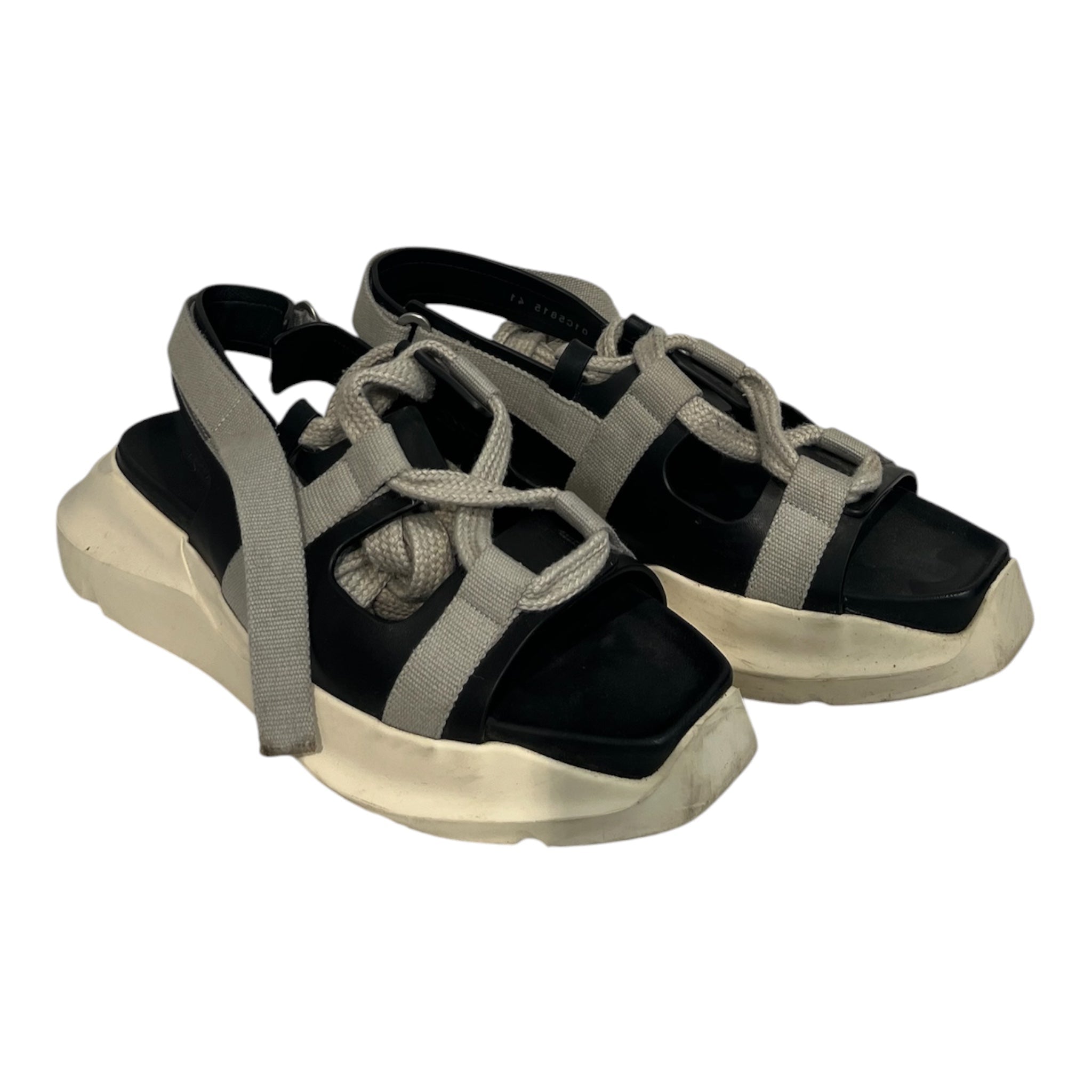 Rick Owens/Sandals/EU 41/BLK/GETH WRAP STRAPS view 1