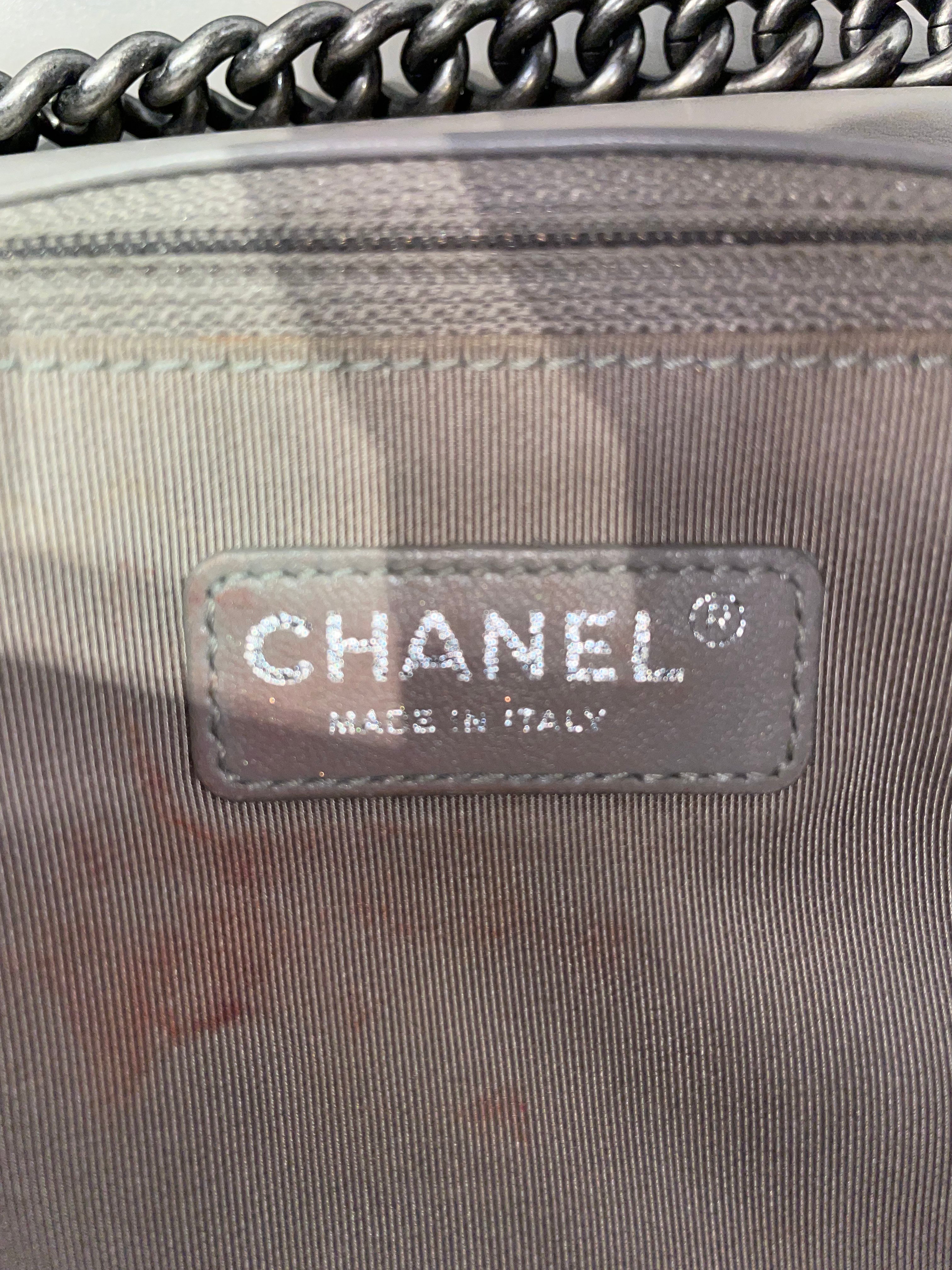 CHANEL/Cross Body Bag/Leather/GRY/19326690 QUILTED GRY view 4