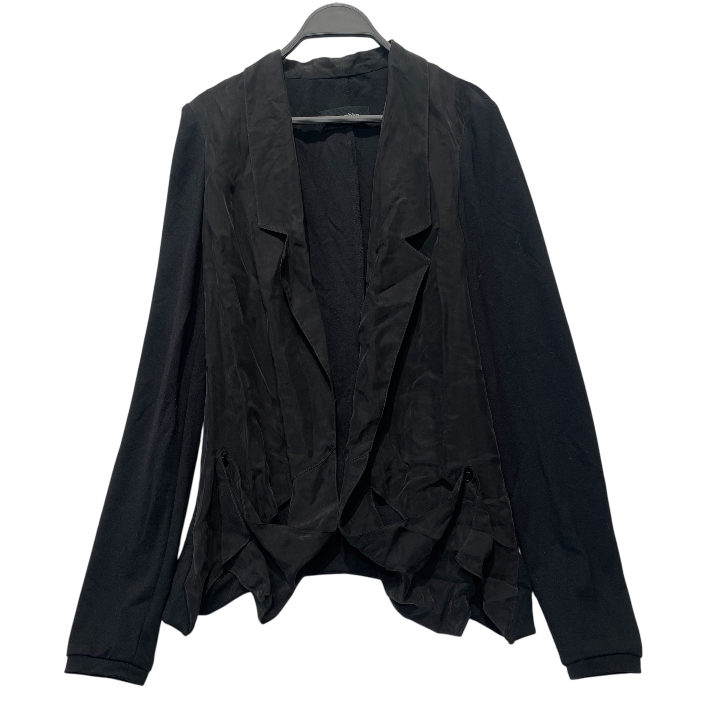 nanushka/Tailored Jkt/8/Cotton/BLK/ view 1