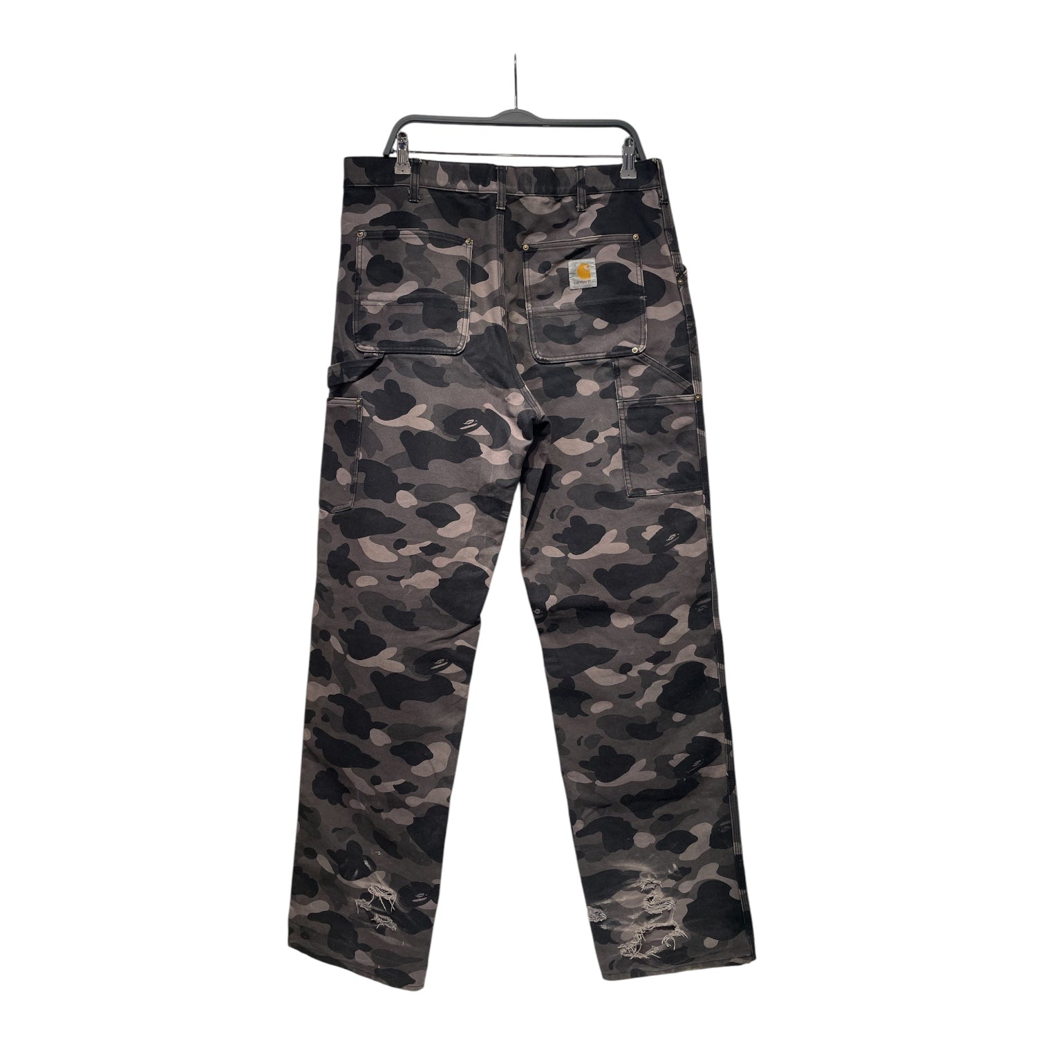 Carhartt/A BATHING APE/Pants/XL/Cotton/GRY/Camouflage/ view 2