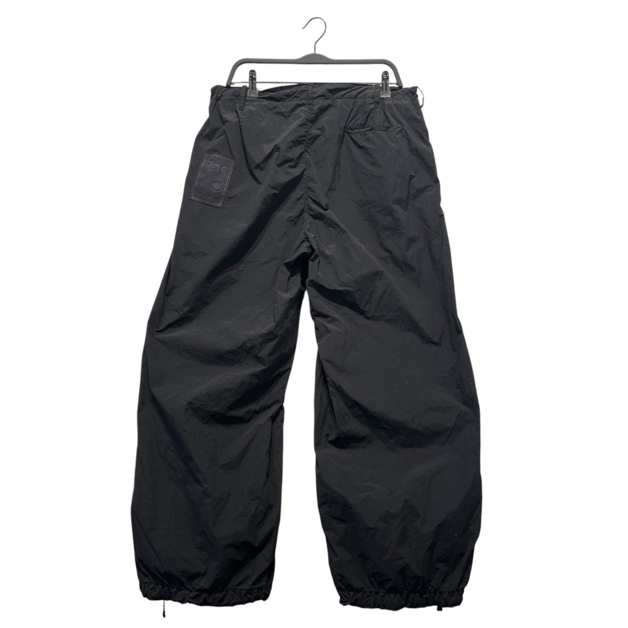 Ten-C/Cargo Pants/50/Nylon/BLK/brown waistband view 2