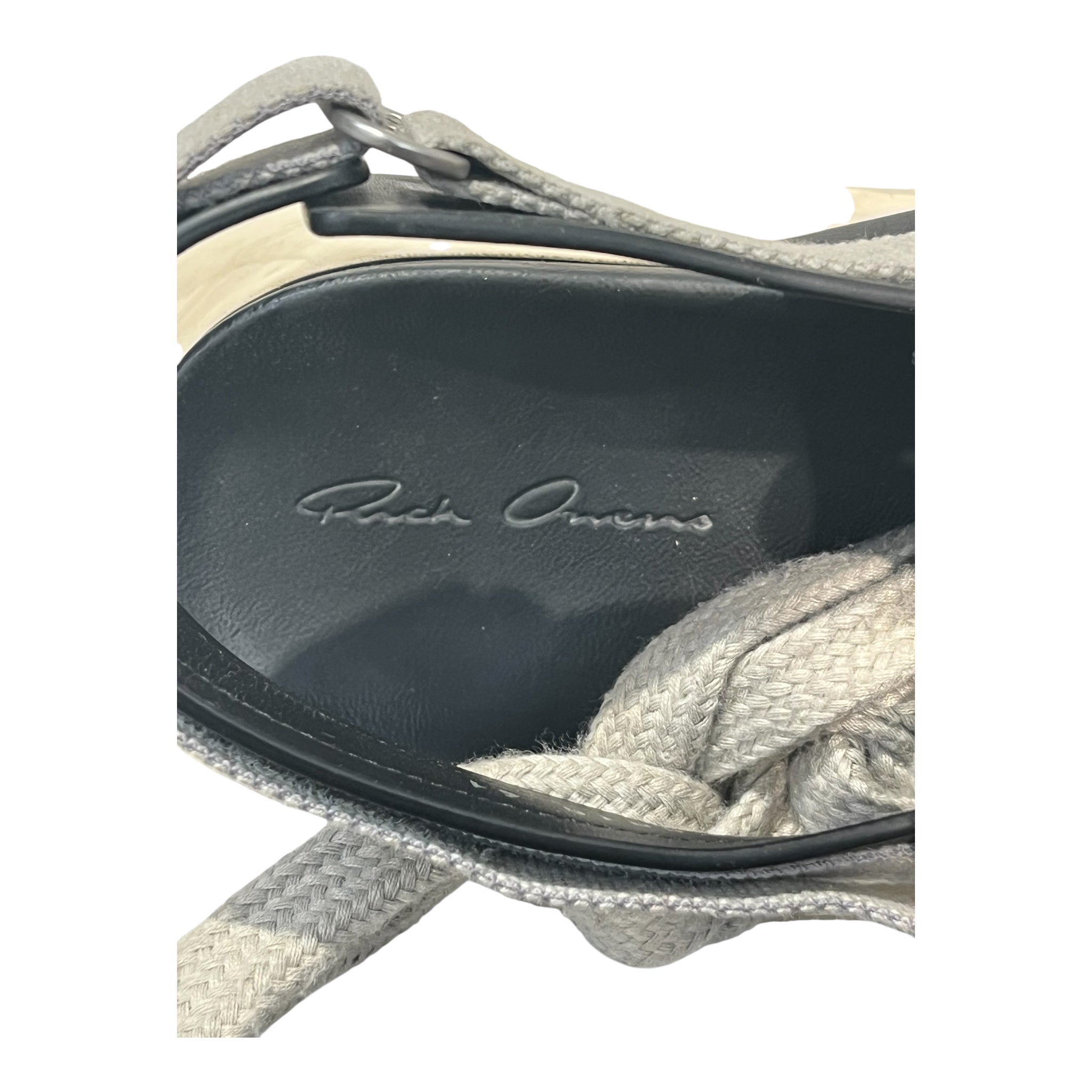 Rick Owens/Sandals/EU 41/BLK/GETH WRAP STRAPS view 5