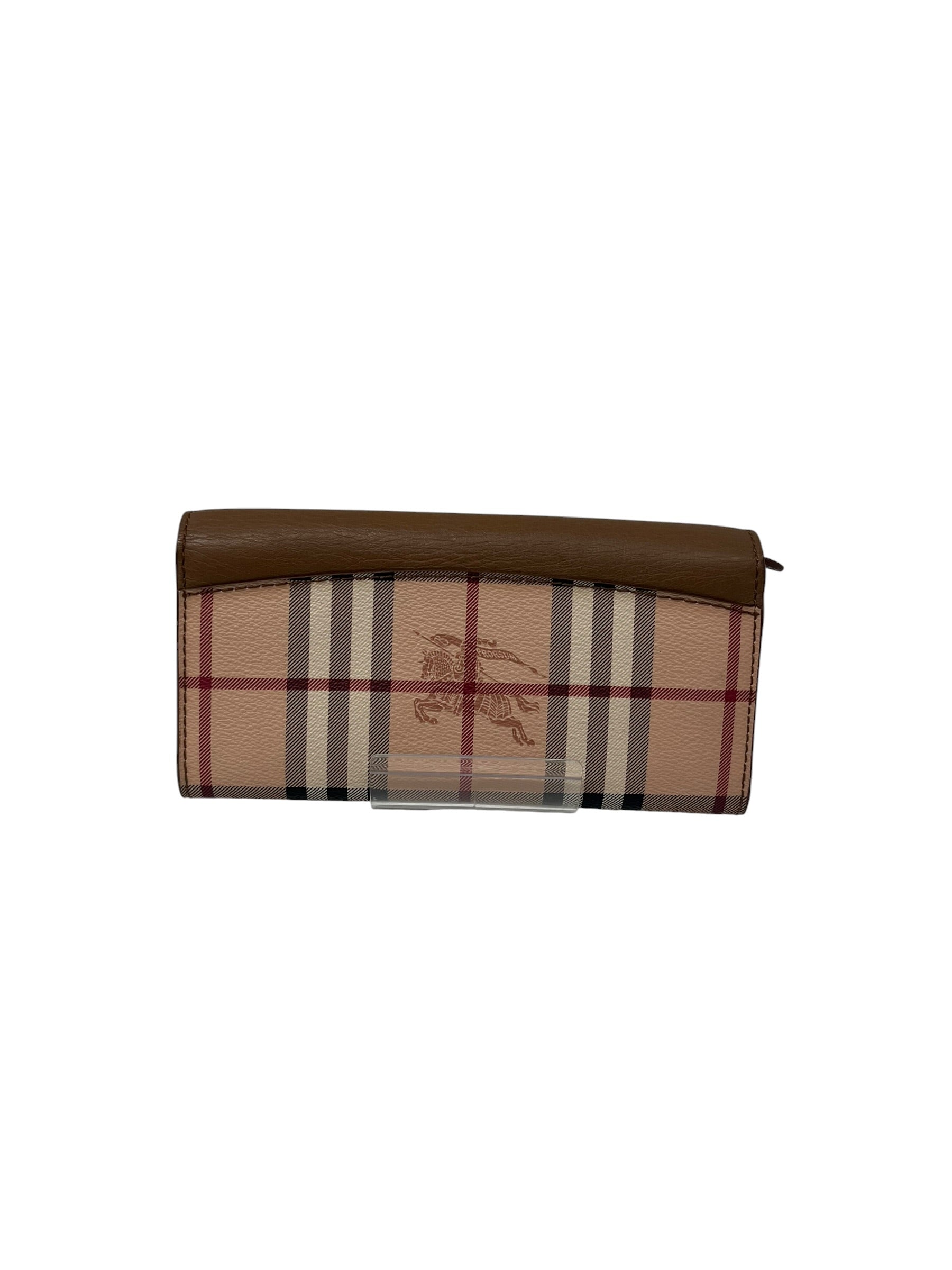 BURBERRY/Long Wallet/All Over Print/Leather/BRW/CNDONHOUDON view 1