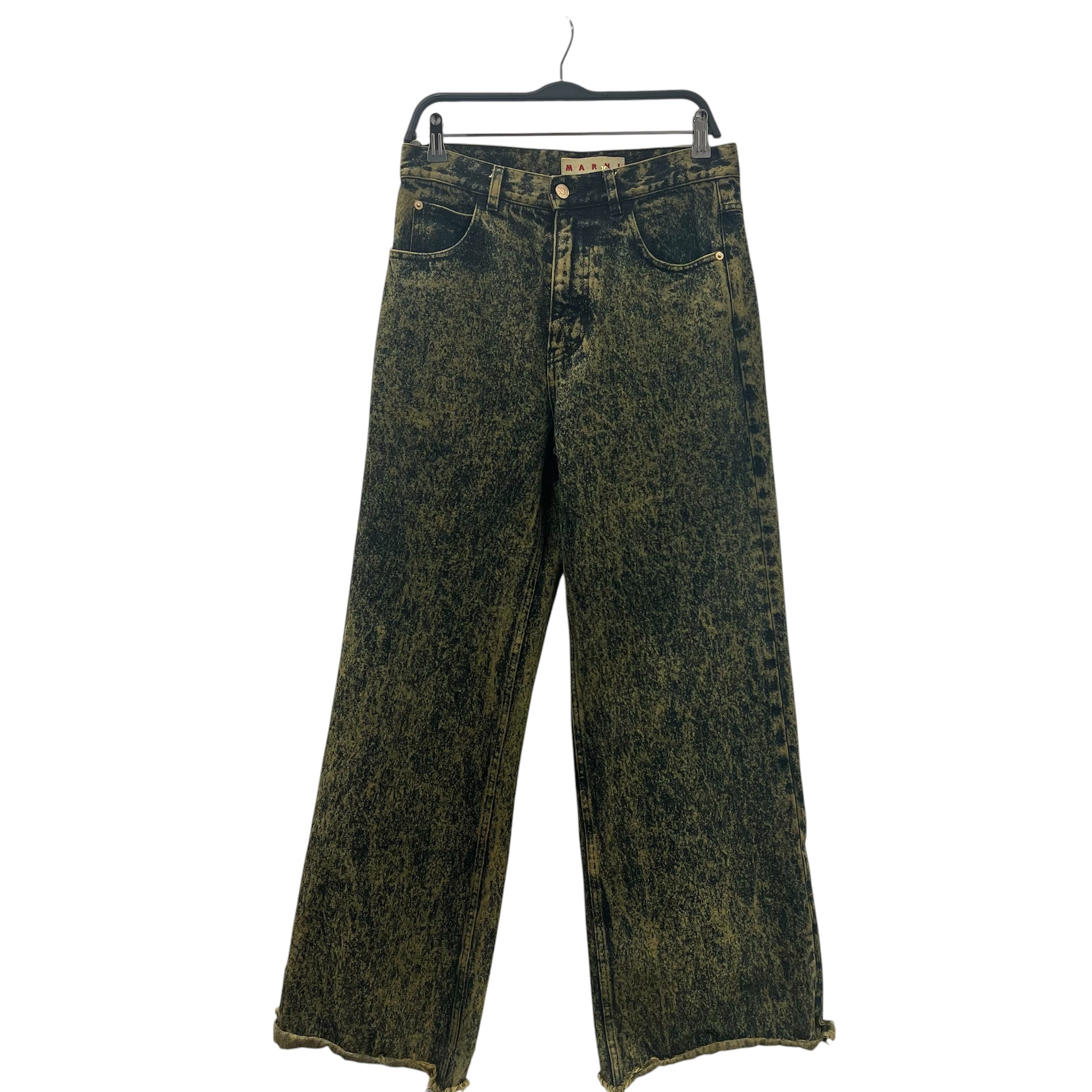 MARNI/Pants/30/Denim/GRN/puju0019ao view 1