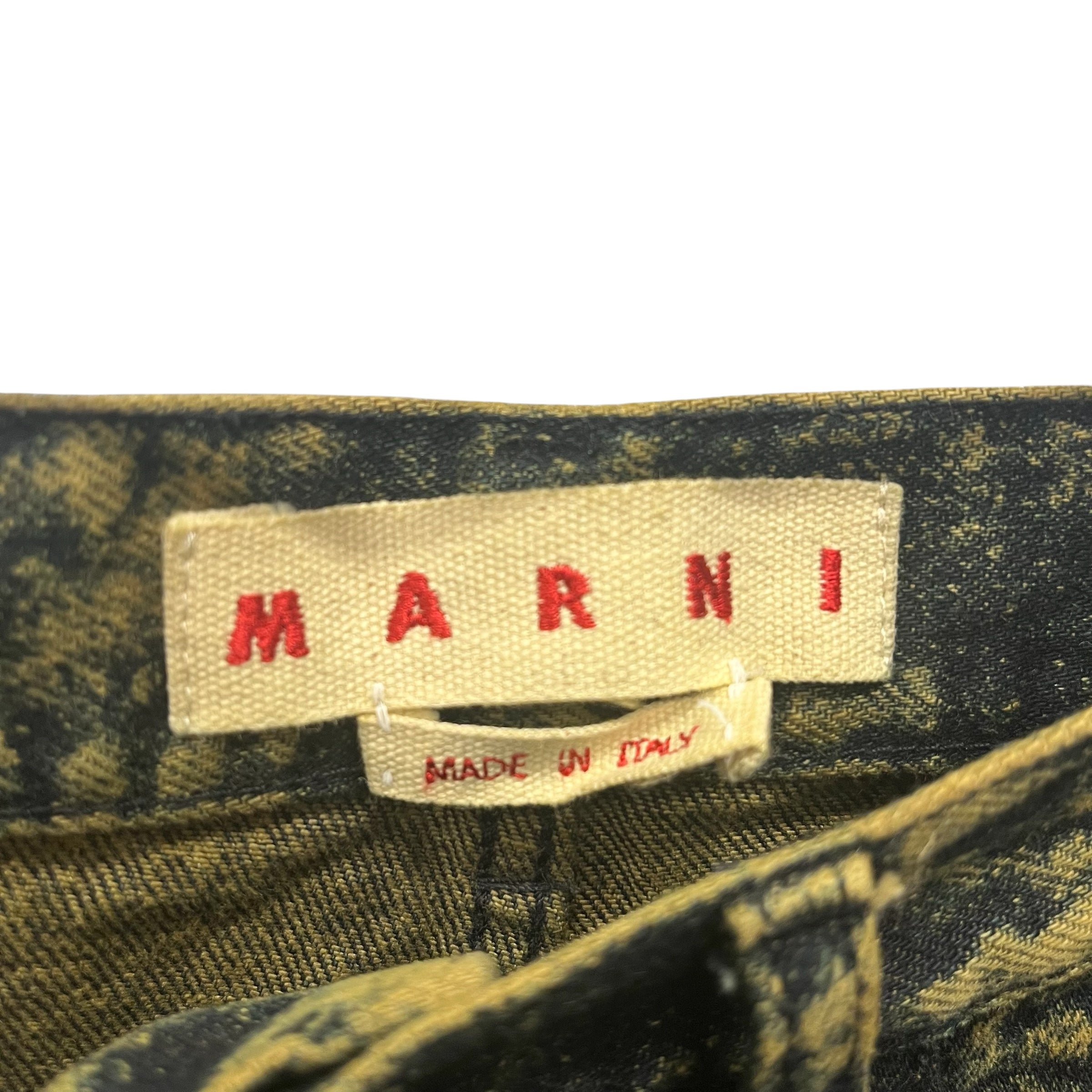 MARNI/Pants/30/Denim/GRN/puju0019ao view 3