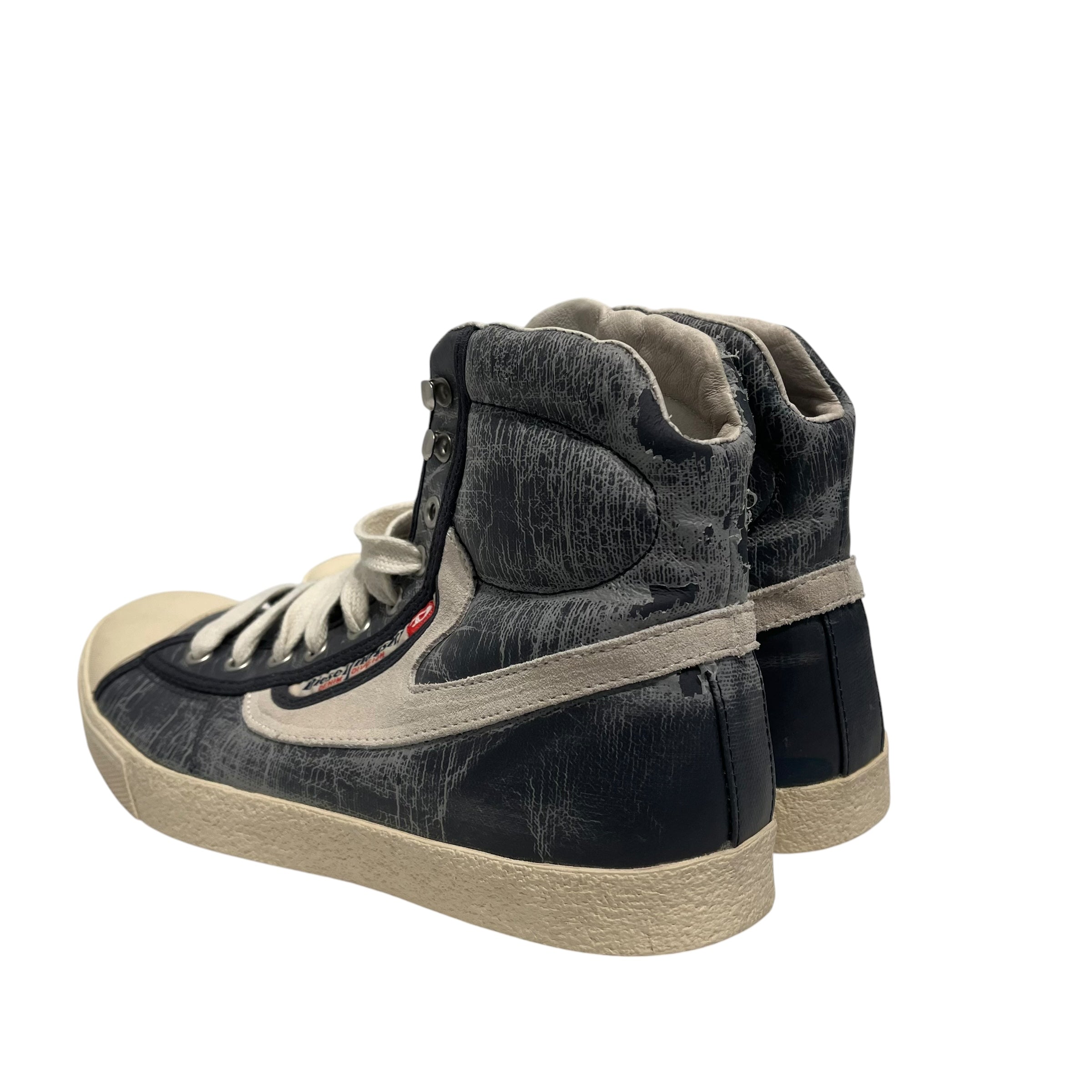 DIESEL/Hi-Sneakers/US 9/Leather/IDG/Upward Ebony view 2