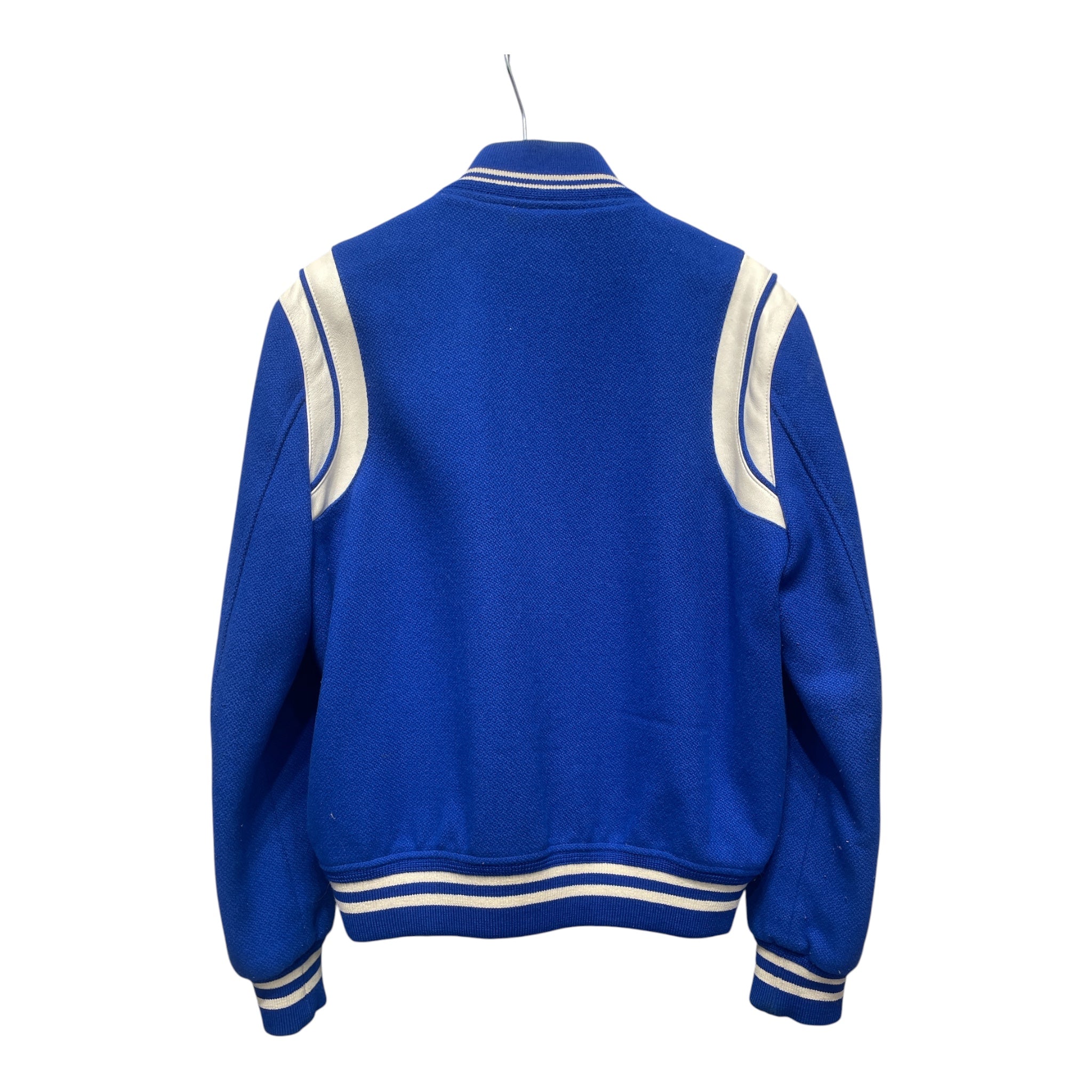 SAINT LAURENT/Souvenir Jkt/48/Wool/BLU/2021 TEDDY JACKET view 2