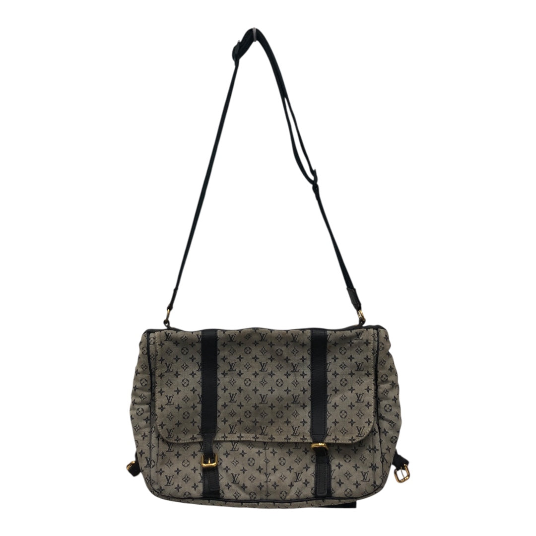 LOUIS VUITTON/Cross Body Bag/Monogram/Cotton/NVY/Lin Sac Diaper Bag view 1