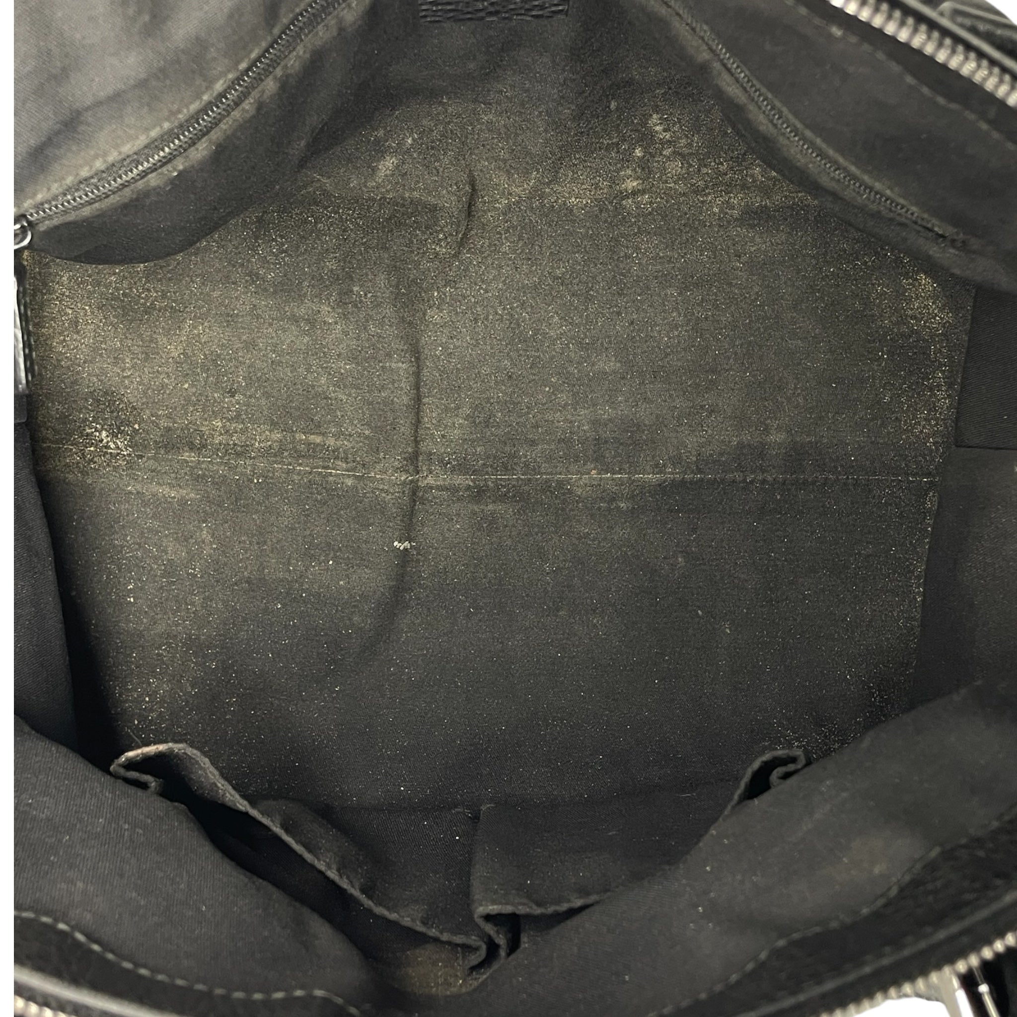 GUCCI/Bag/Leather/BLK/GG DOME LEATHER SATCHEL view 5