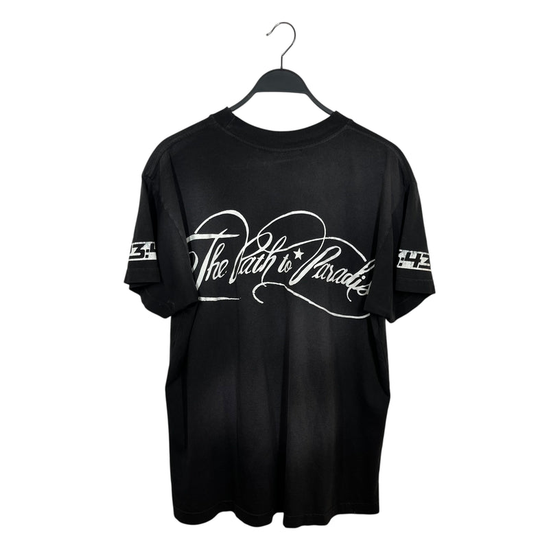HELLSTAR/T-Shirt/S/Cotton/BLK/Graphic/Path To Paradise