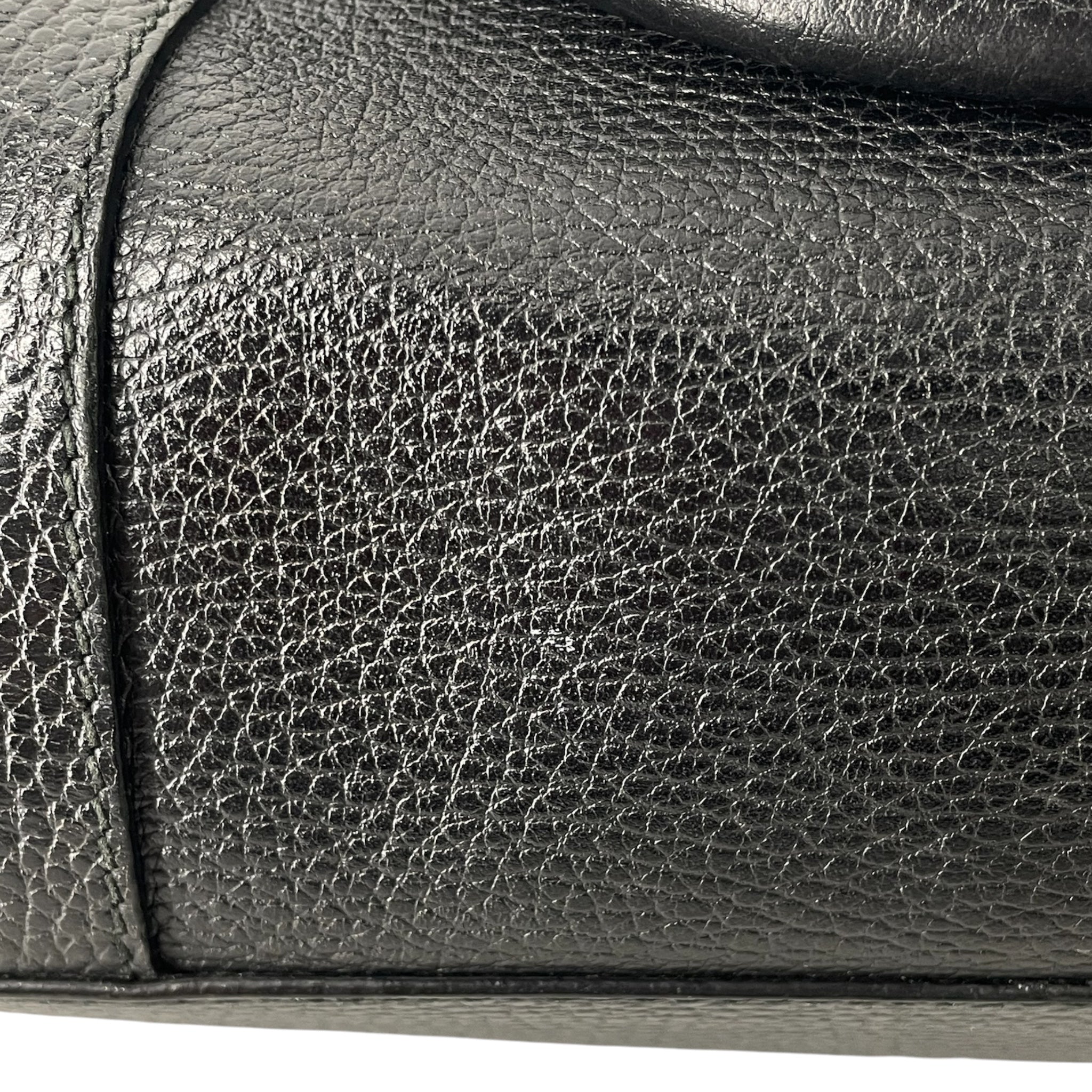 GUCCI/Bag/Leather/BLK/GG DOME LEATHER SATCHEL view 6