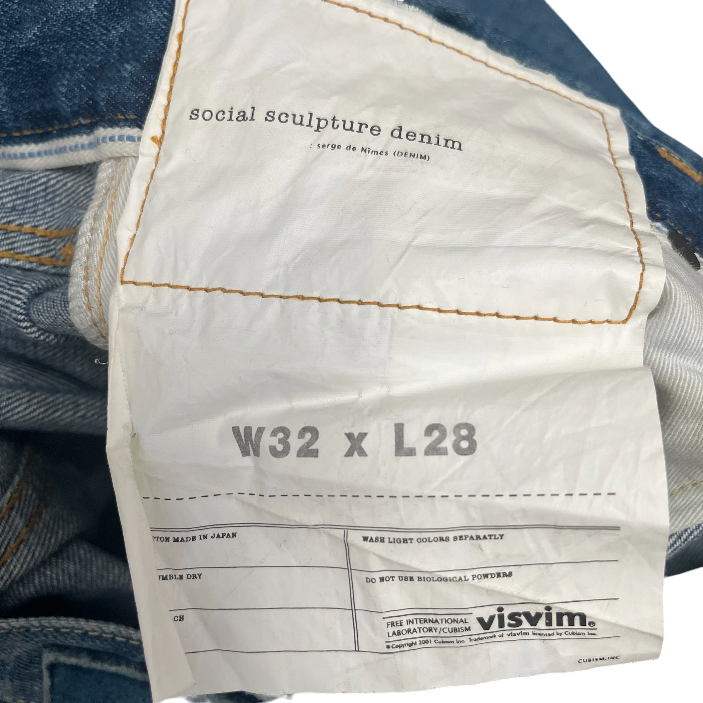 visvim/Skinny Pants/2/Denim/BLU/ view 3