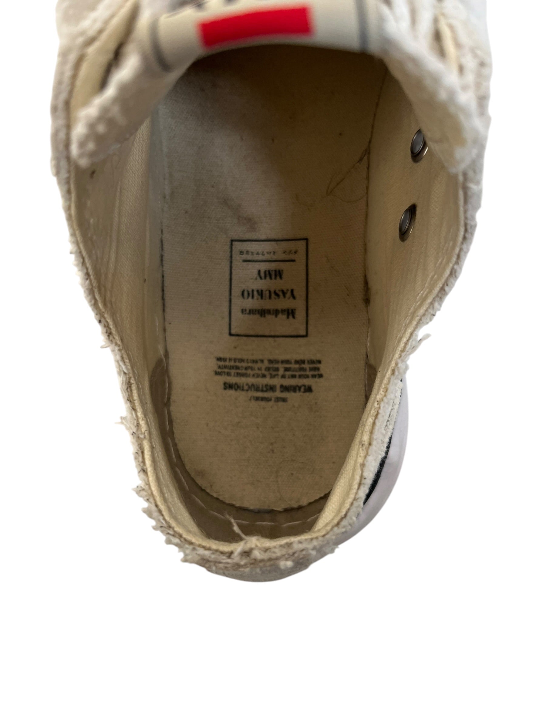 MIHARA YASUHIRO/Low-Sneakers/EU 38/Cotton/WHT/ view 3