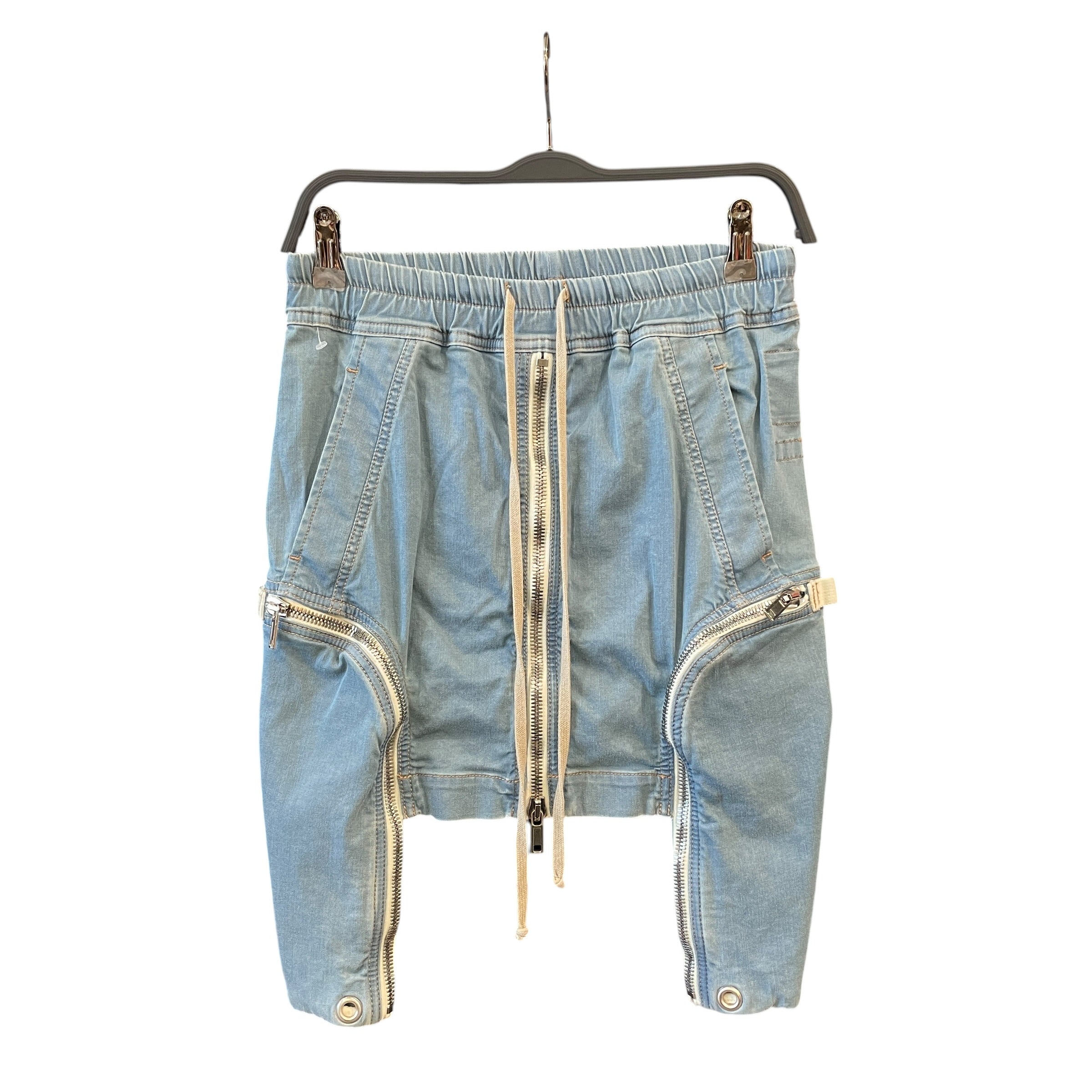 Rick Owens/Bottoms/XS/Denim/BLU/Bauhaus Skirt view 1