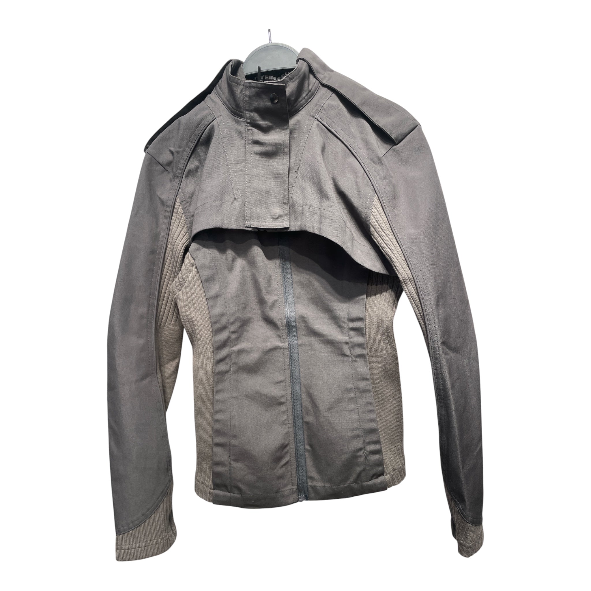 HYEIN SEO/Jacket/2/Polyester/GRY/Double Layer Moto JKT view 1