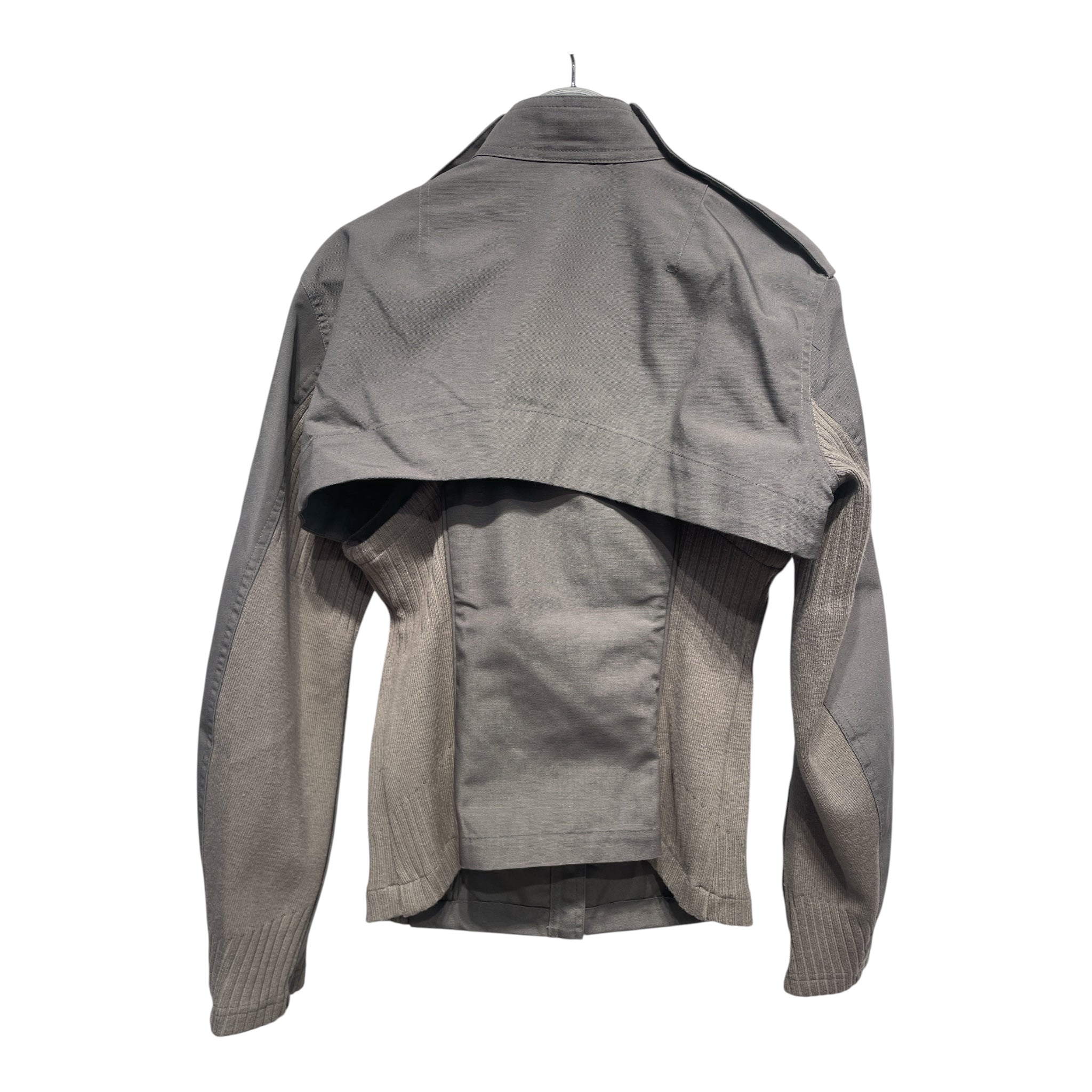 HYEIN SEO/Jacket/2/Polyester/GRY/Double Layer Moto JKT view 2