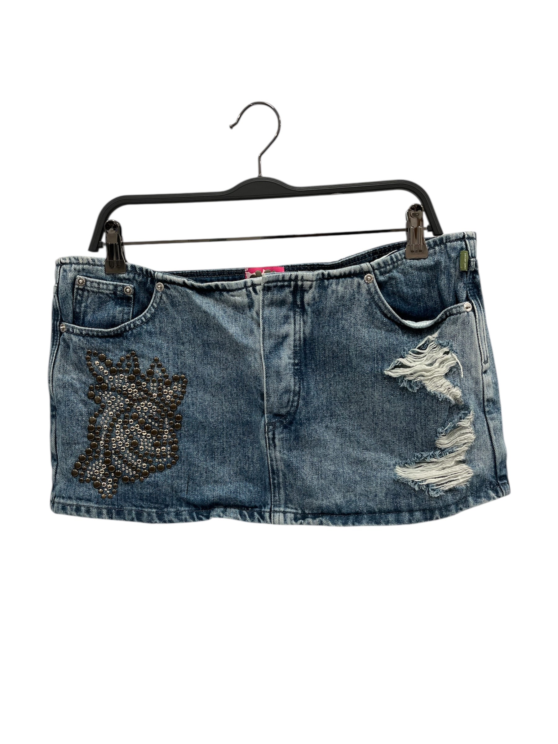 Heaven By Marc Jacobs/BLUMARINE/Skirt/L/Denim/BLU/STUDDED view 1