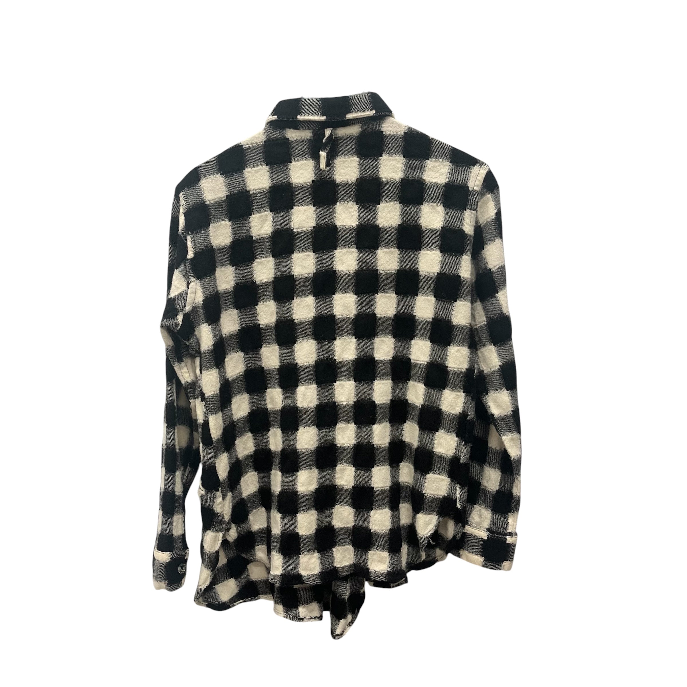 OFF-WHITE/LS Shirt/M/Cotton/WHT/Plaid/ view 2